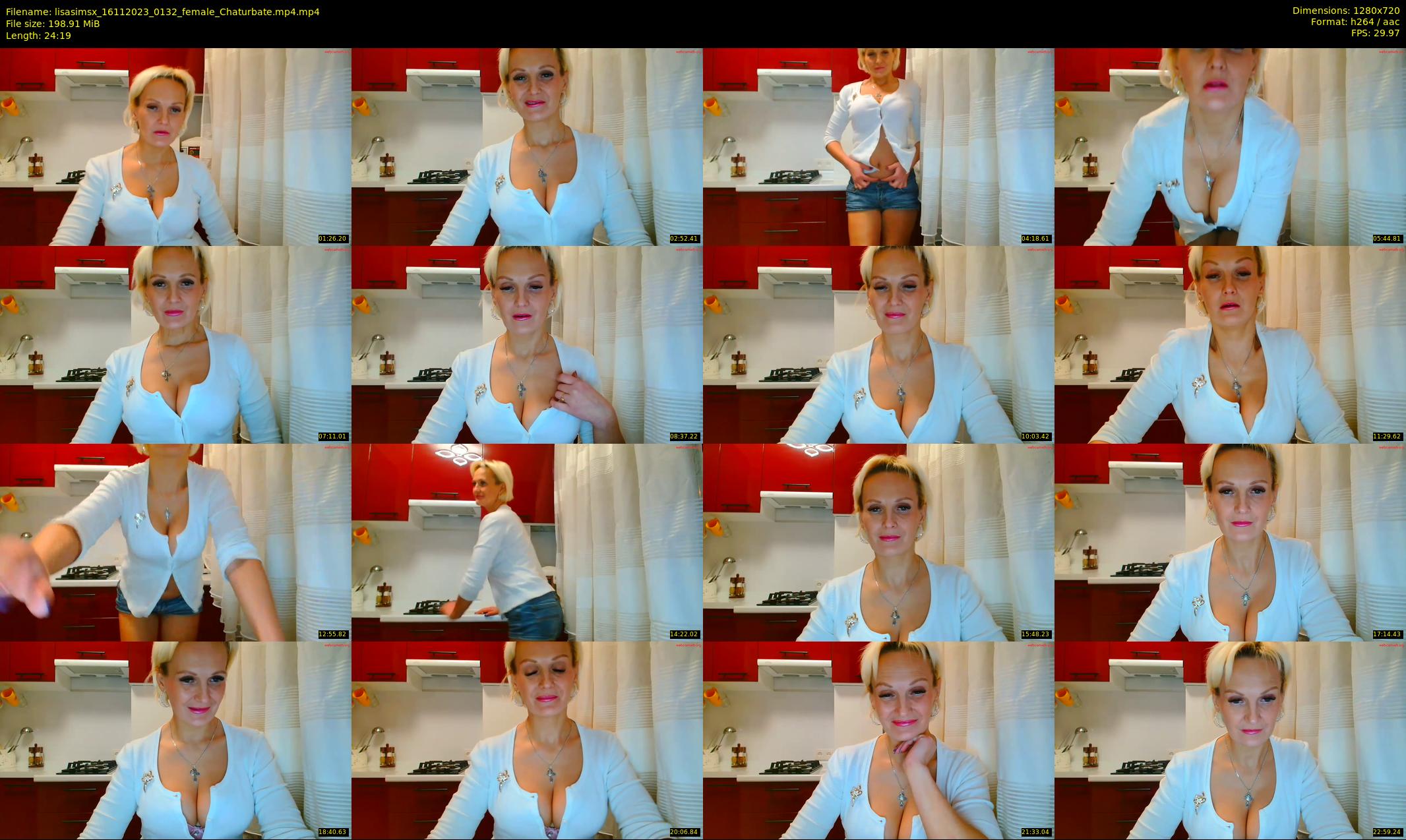 lisasimsx — 25 minute Chaturbate female cam show recording, 720p, Nov 16, 2023