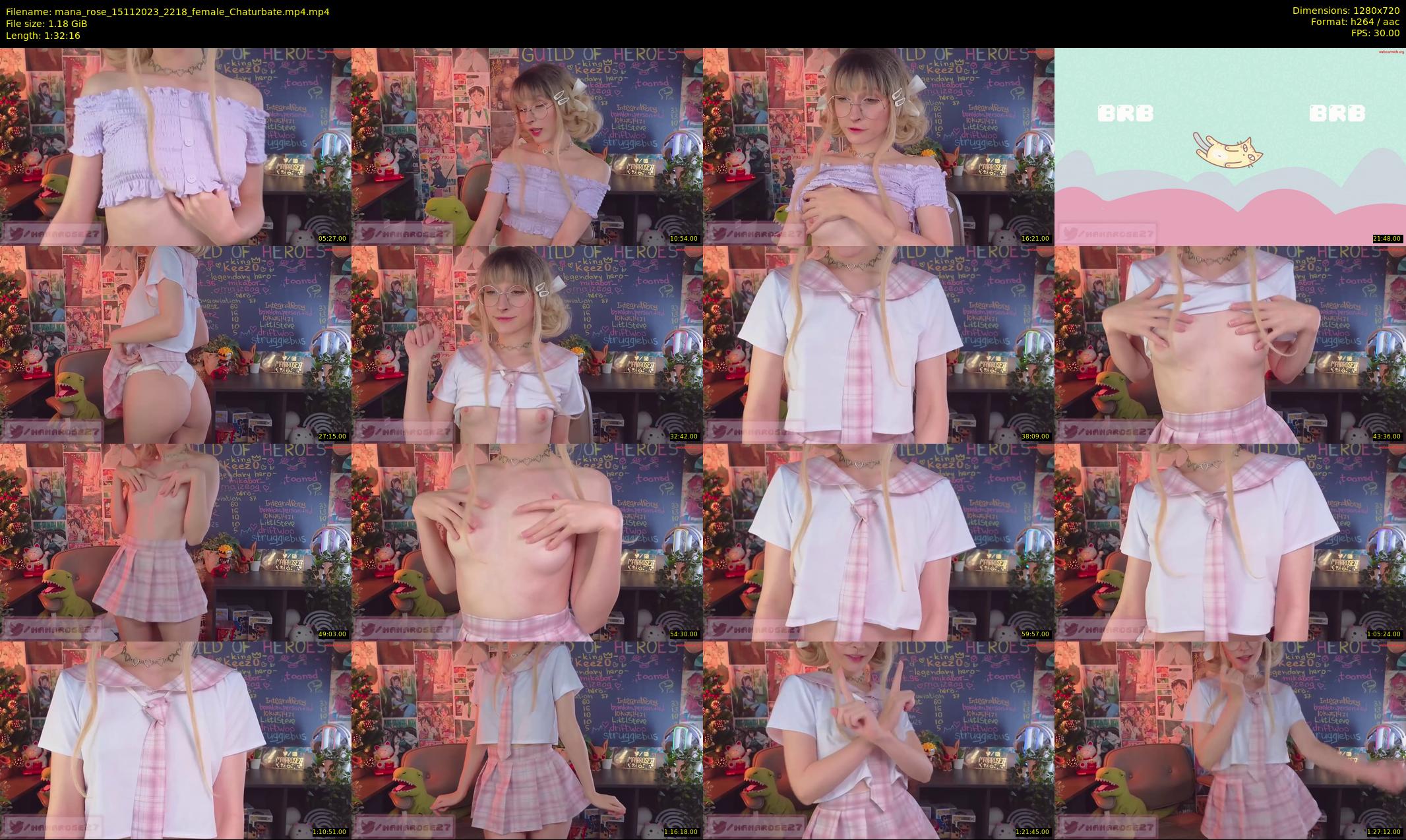 mana_rose — 93 minute Chaturbate female cam show recording, 720p, Nov 15, 2023