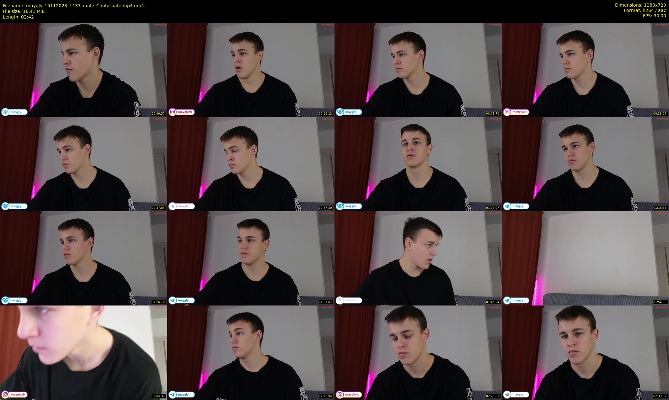 maygly — 3 minute Chaturbate male cam show recording, 720p, Nov 15, 2023