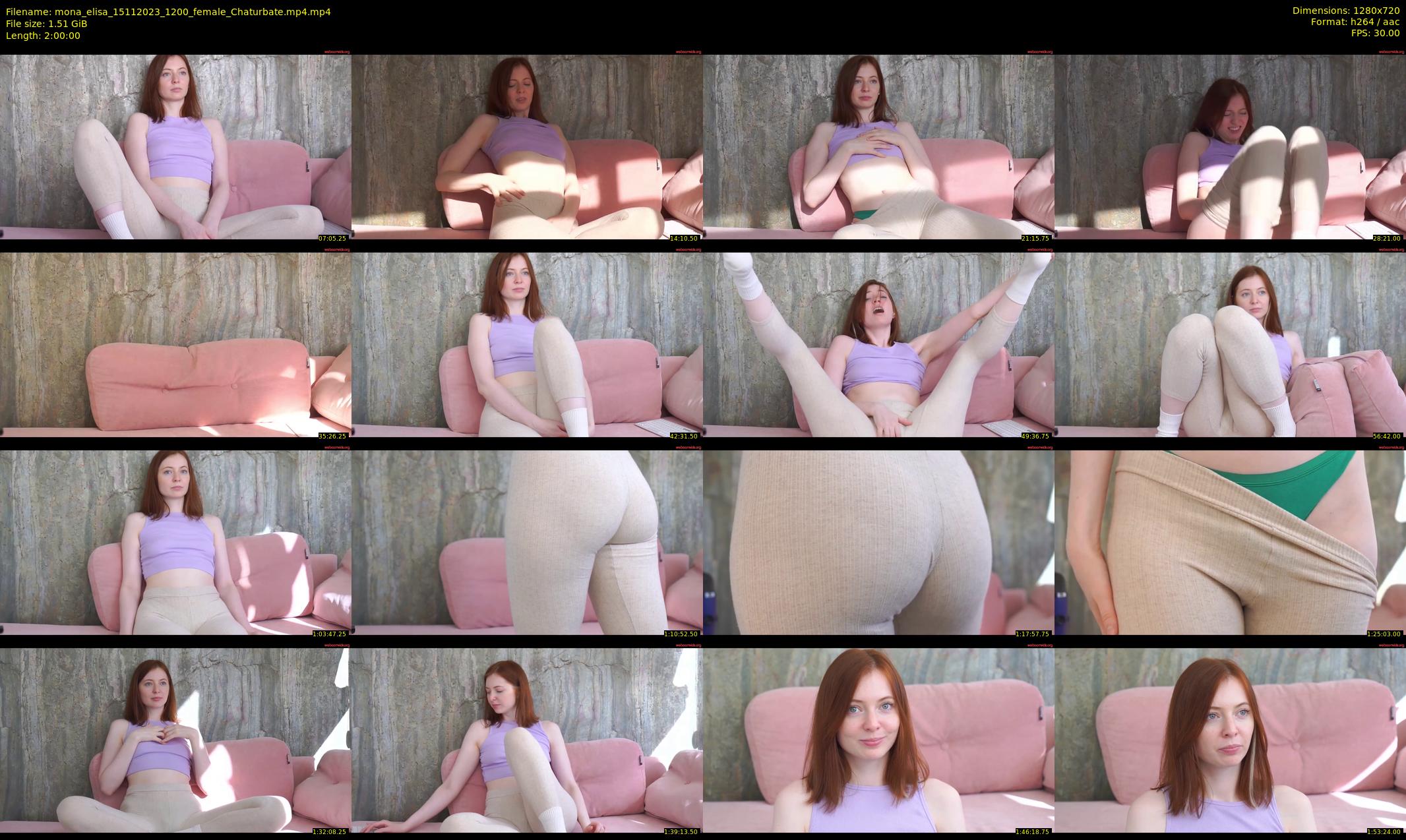 mona_elisa — 120 minute Chaturbate female cam show recording, 720p, Nov 15, 2023