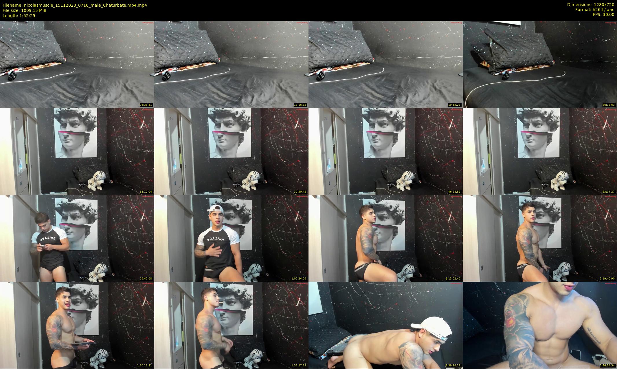 nicolasmuscle — 113 minute Chaturbate male cam show recording, 720p, Nov 15, 2023