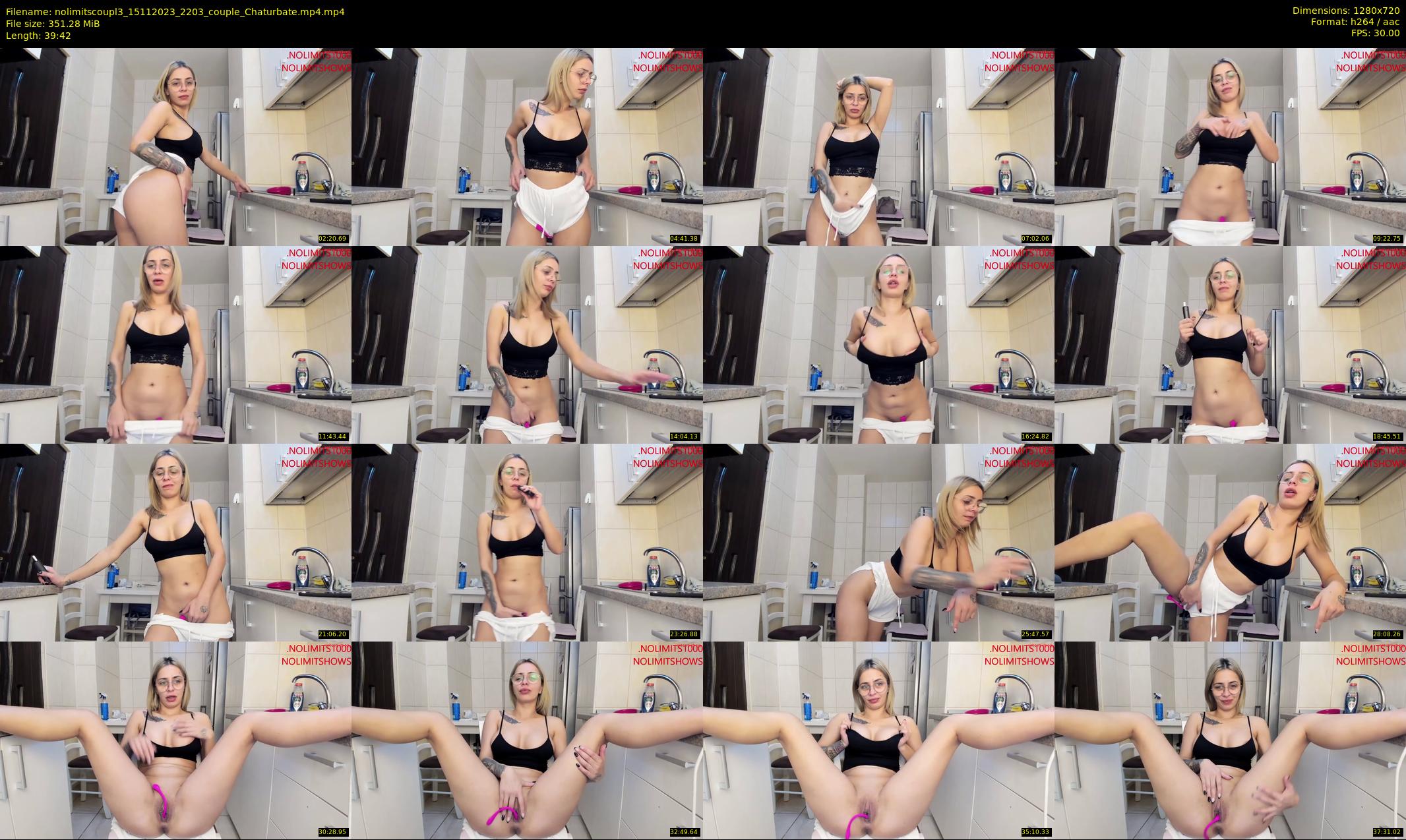 nolimitscoupl3 — 40 minute Chaturbate couple cam show recording, 720p, Nov 15, 2023