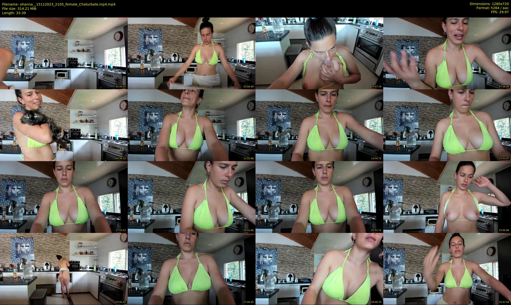 ohanna_ — 34 minute Chaturbate female cam show recording, 720p, Nov 15, 2023