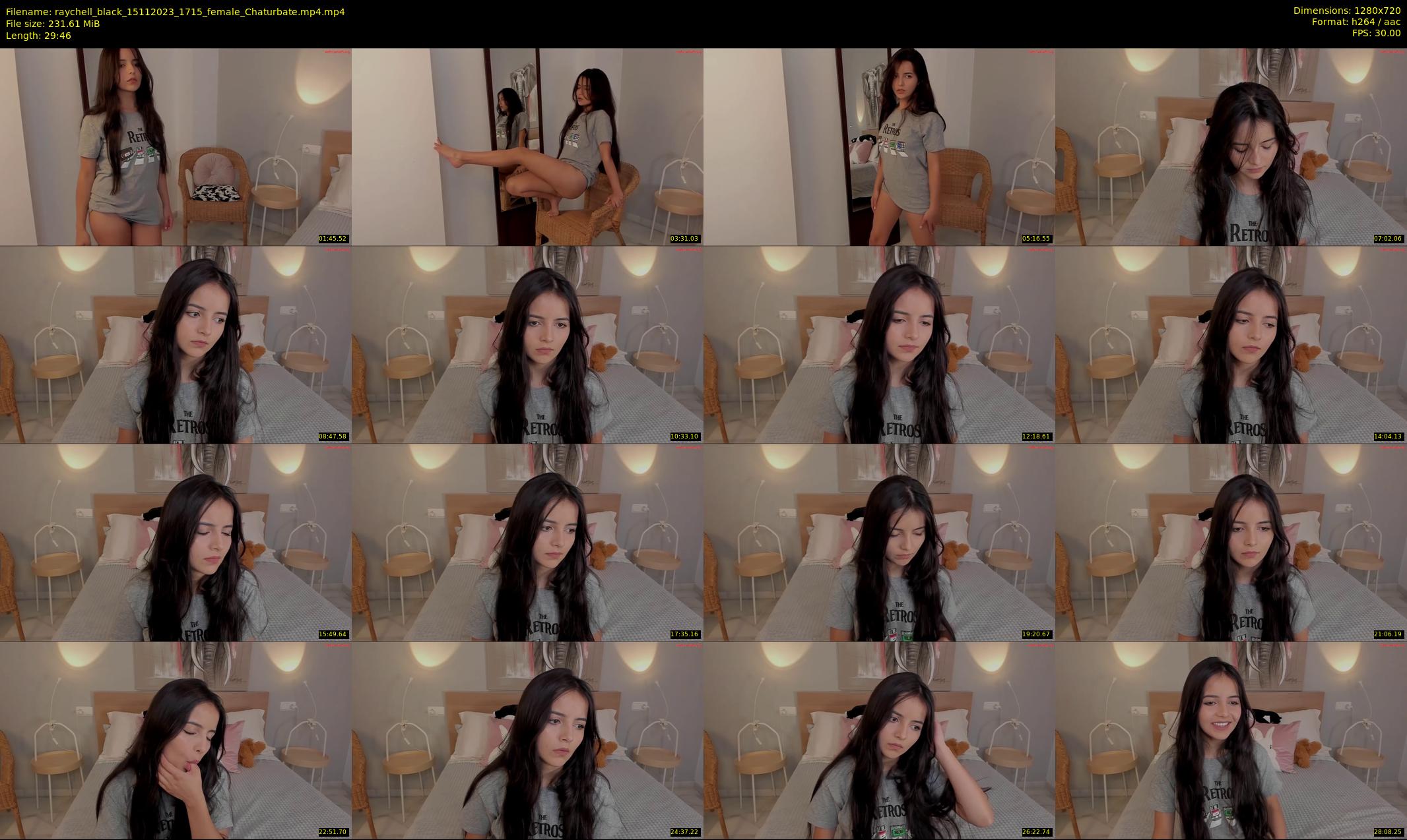 raychell_black — 30 minute Chaturbate female cam show recording, 720p, Nov 15, 2023