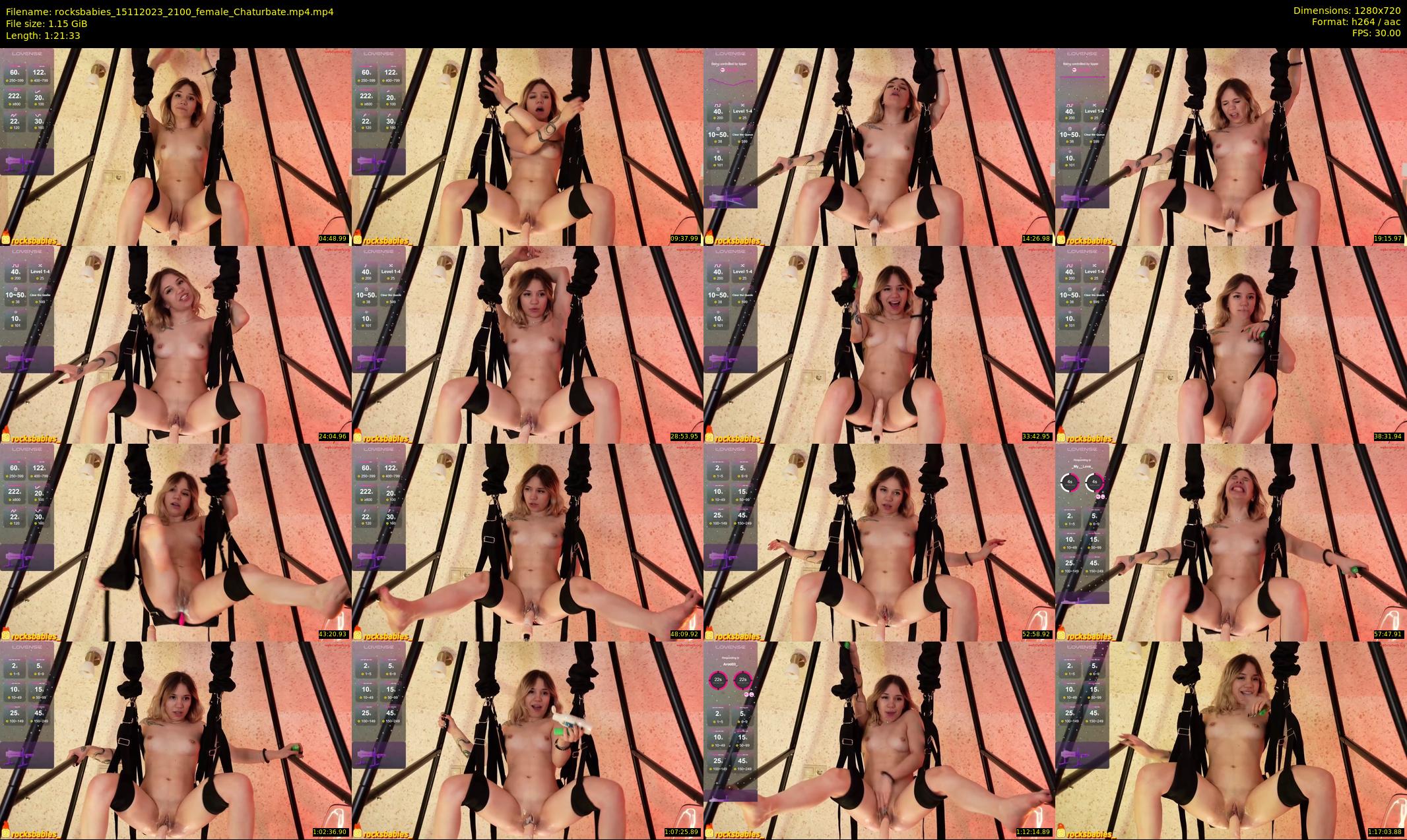 rocksbabies — 82 minute Chaturbate female cam show recording, 720p, Nov 15, 2023