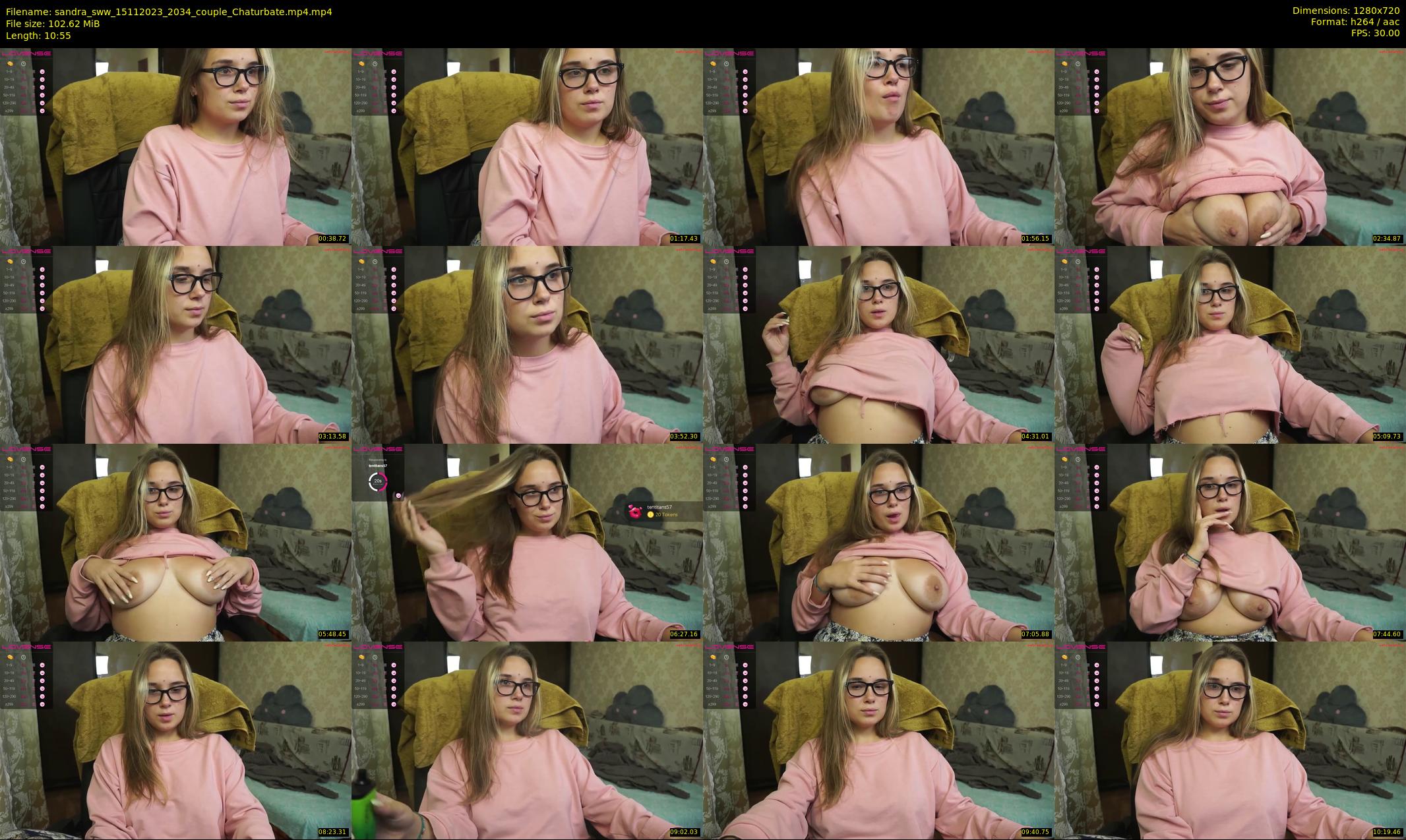 sandra_sww — 11 minute Chaturbate couple cam show recording, 720p, Nov 15, 2023