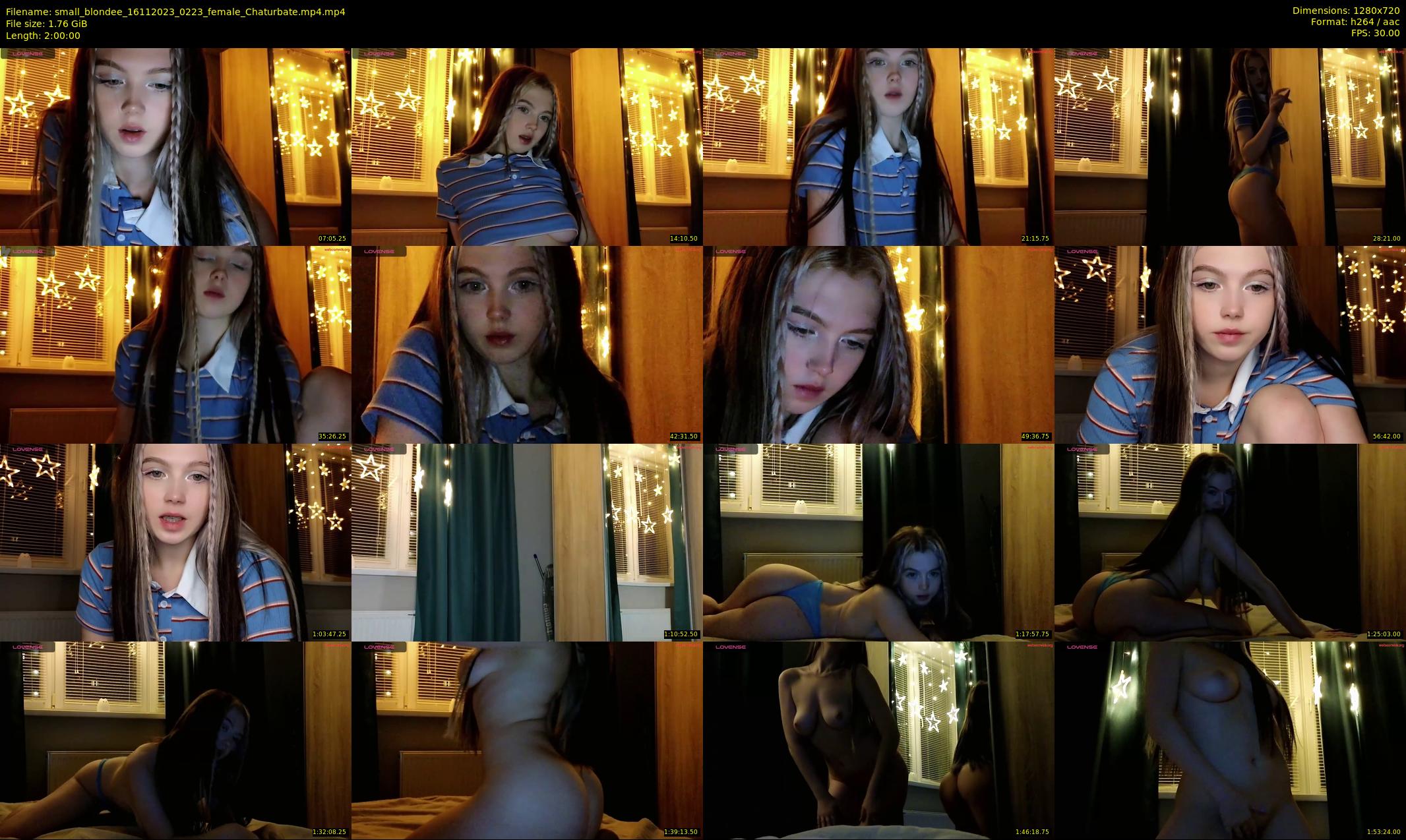 small_blondee — 120 minute Chaturbate female cam show recording, 720p, Nov 16, 2023