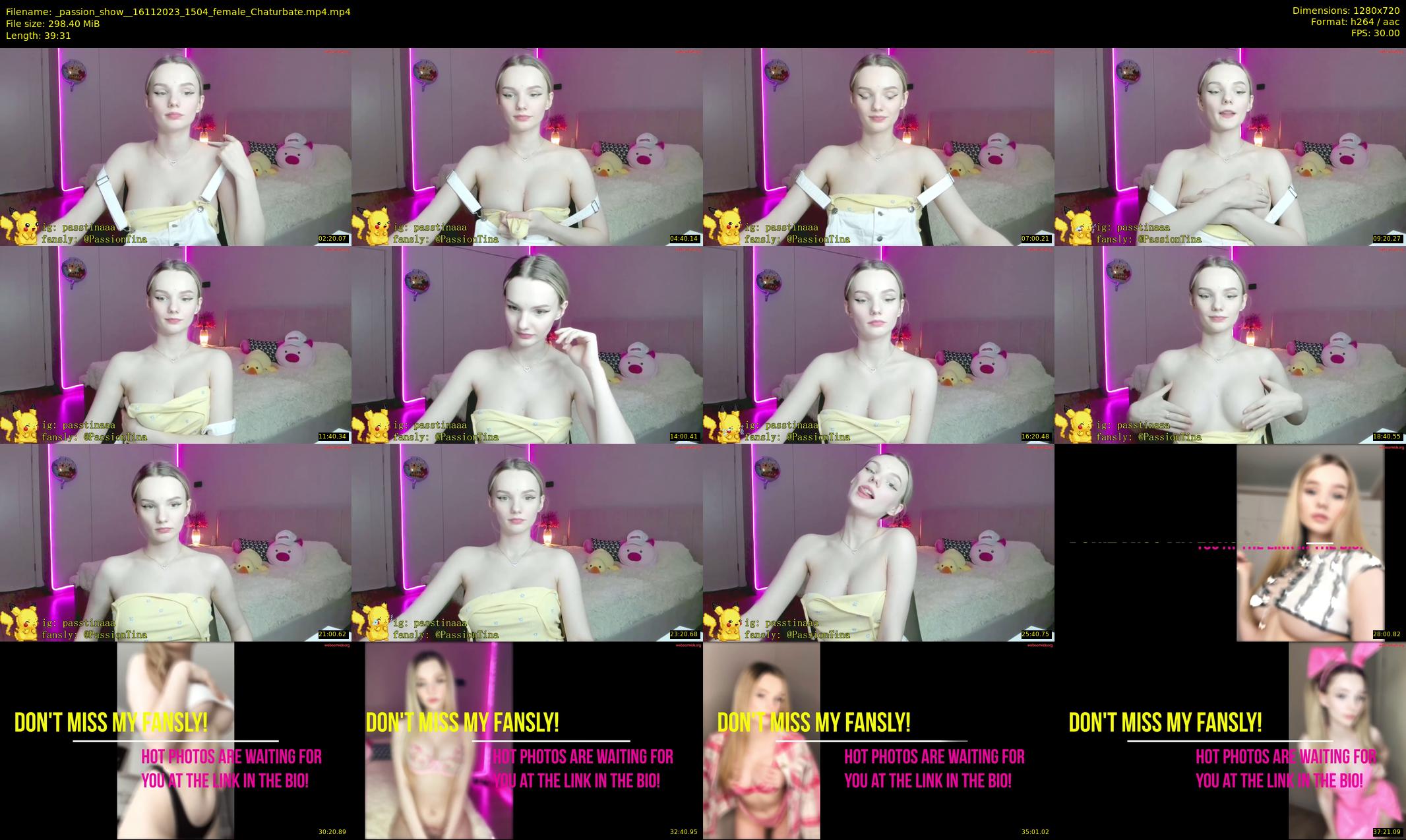 _passion_show_ — 40 minute Chaturbate couple cam show recording, 720p, Nov 16, 2023