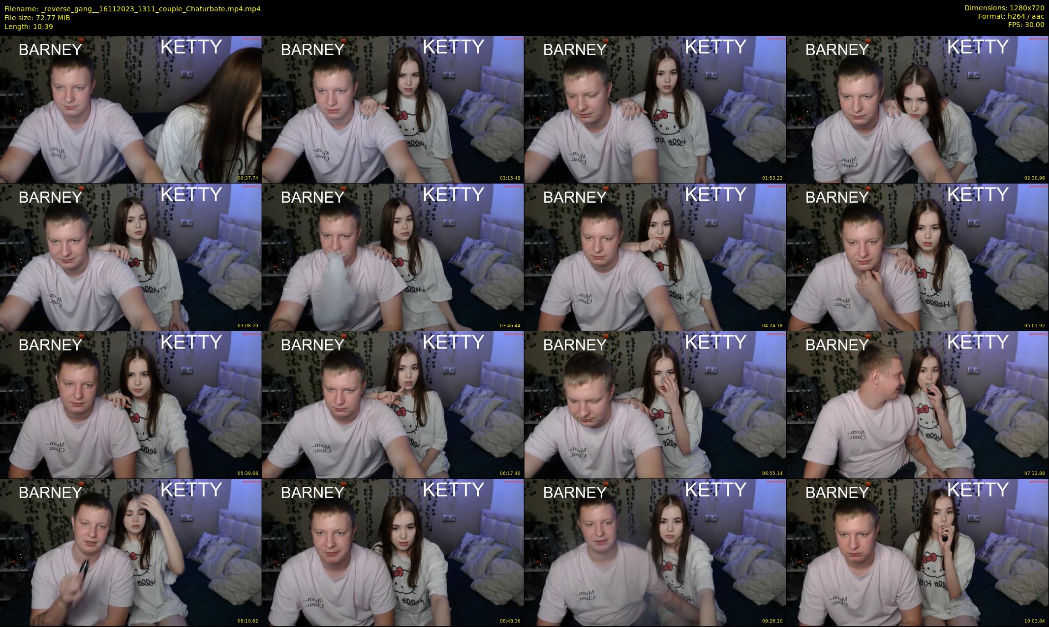 _reverse_gang_ — 11 minute Chaturbate couple cam show recording, 720p, Nov 16, 2023