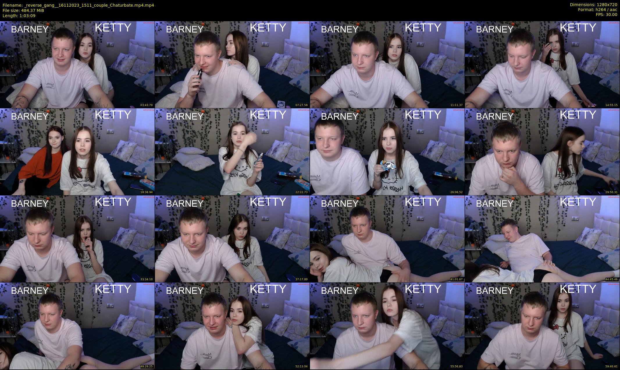 _reverse_gang_ — 64 minute Chaturbate couple cam show recording, 720p, Nov 16, 2023