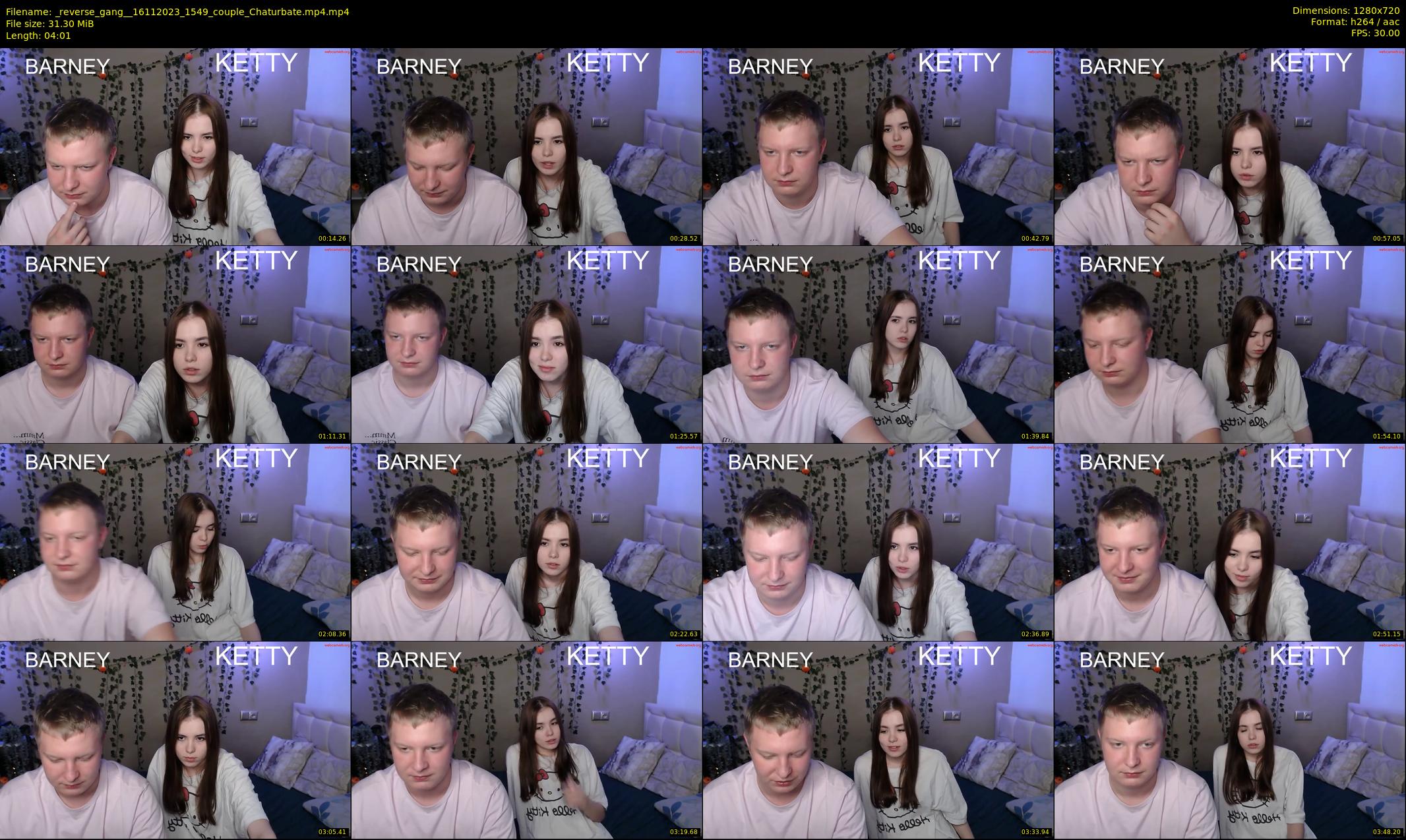 _reverse_gang_ — 5 minute Chaturbate couple cam show recording, 720p, Nov 16, 2023