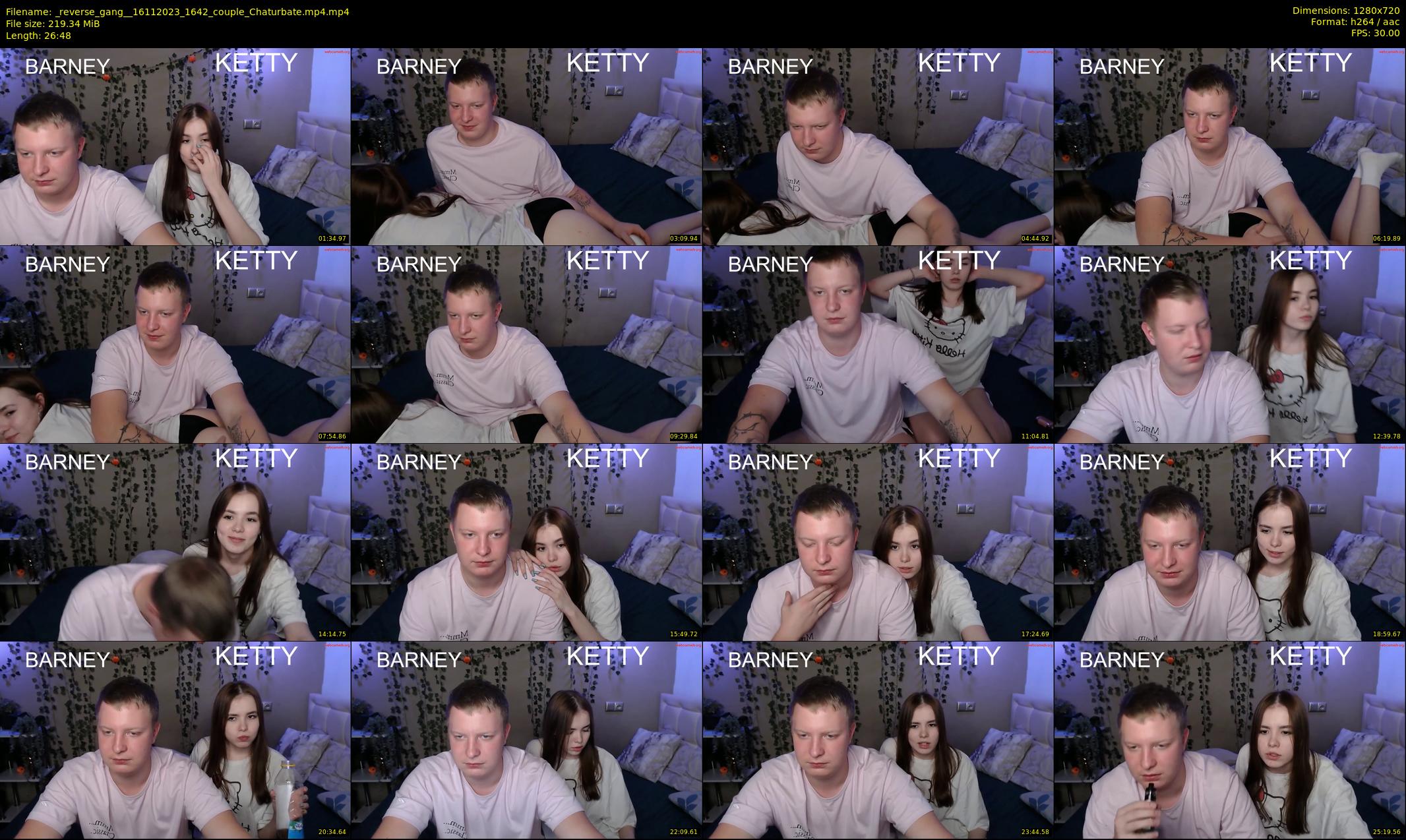 _reverse_gang_ — 27 minute Chaturbate couple cam show recording, 720p, Nov 16, 2023