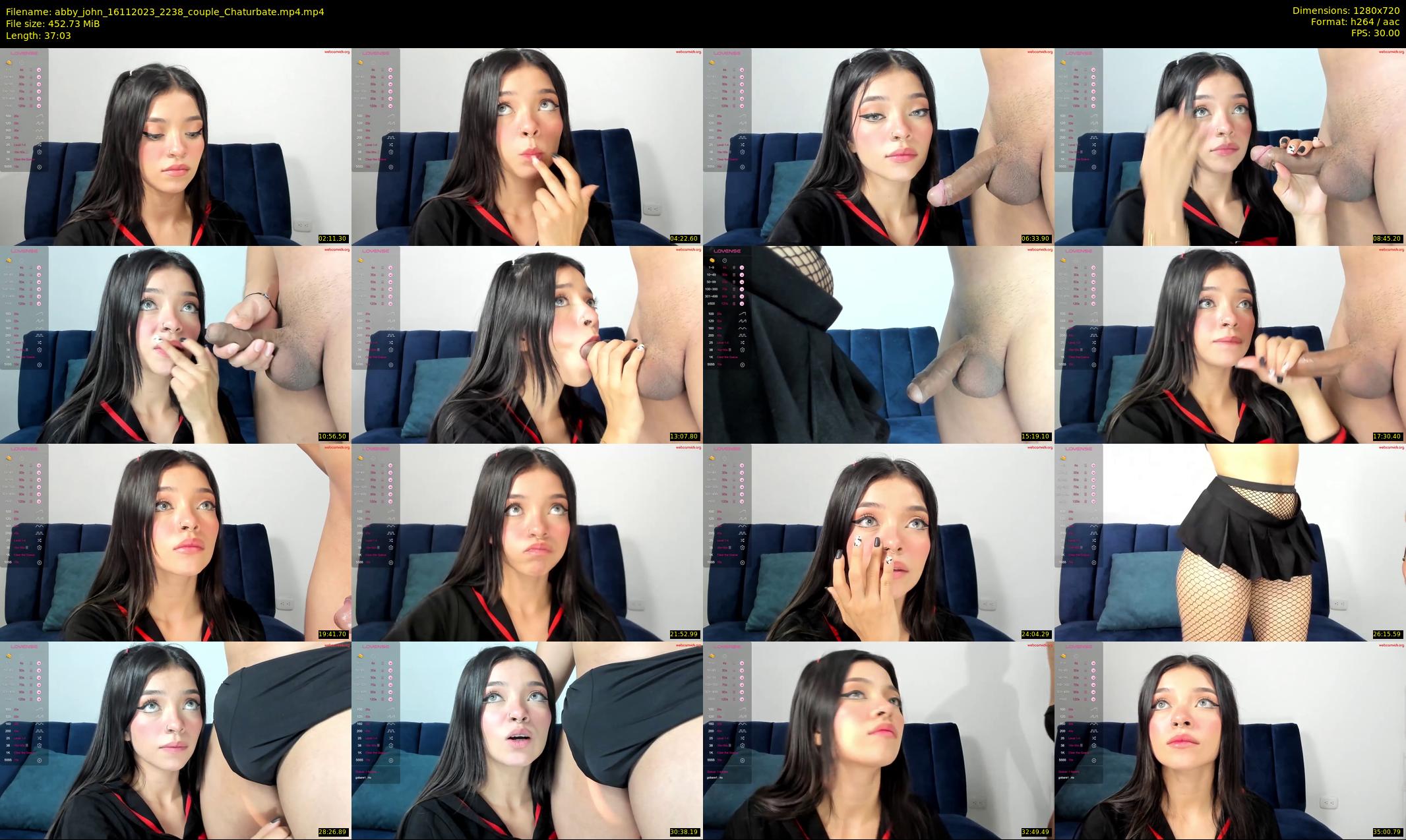 abby_john — 38 minute Chaturbate couple cam show recording, 720p, Nov 16, 2023