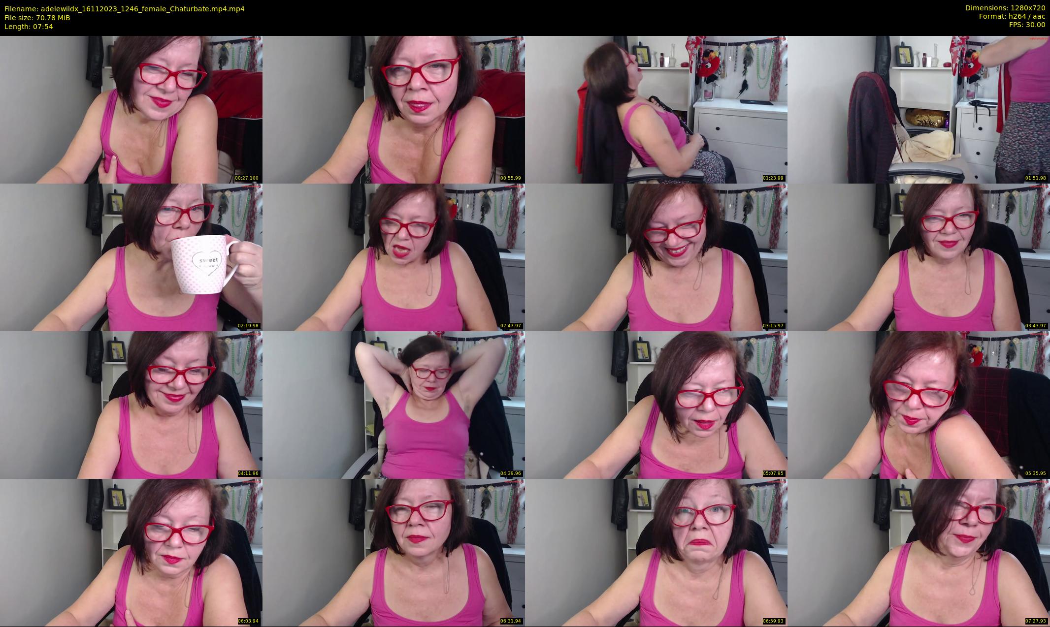 adelewildx — 8 minute Chaturbate female cam show recording, 720p, Nov 16, 2023