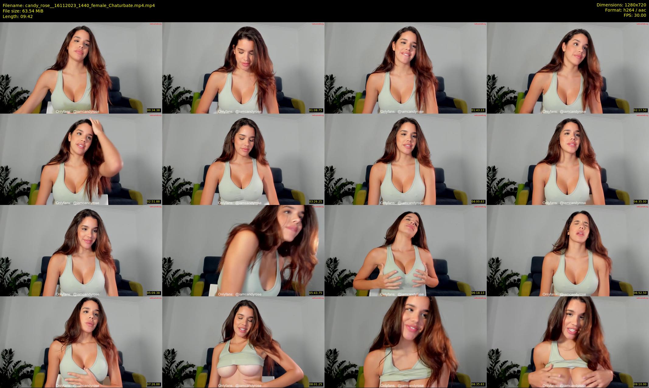 candy_rose_ — 10 minute Chaturbate female cam show recording, 720p, Nov 16, 2023