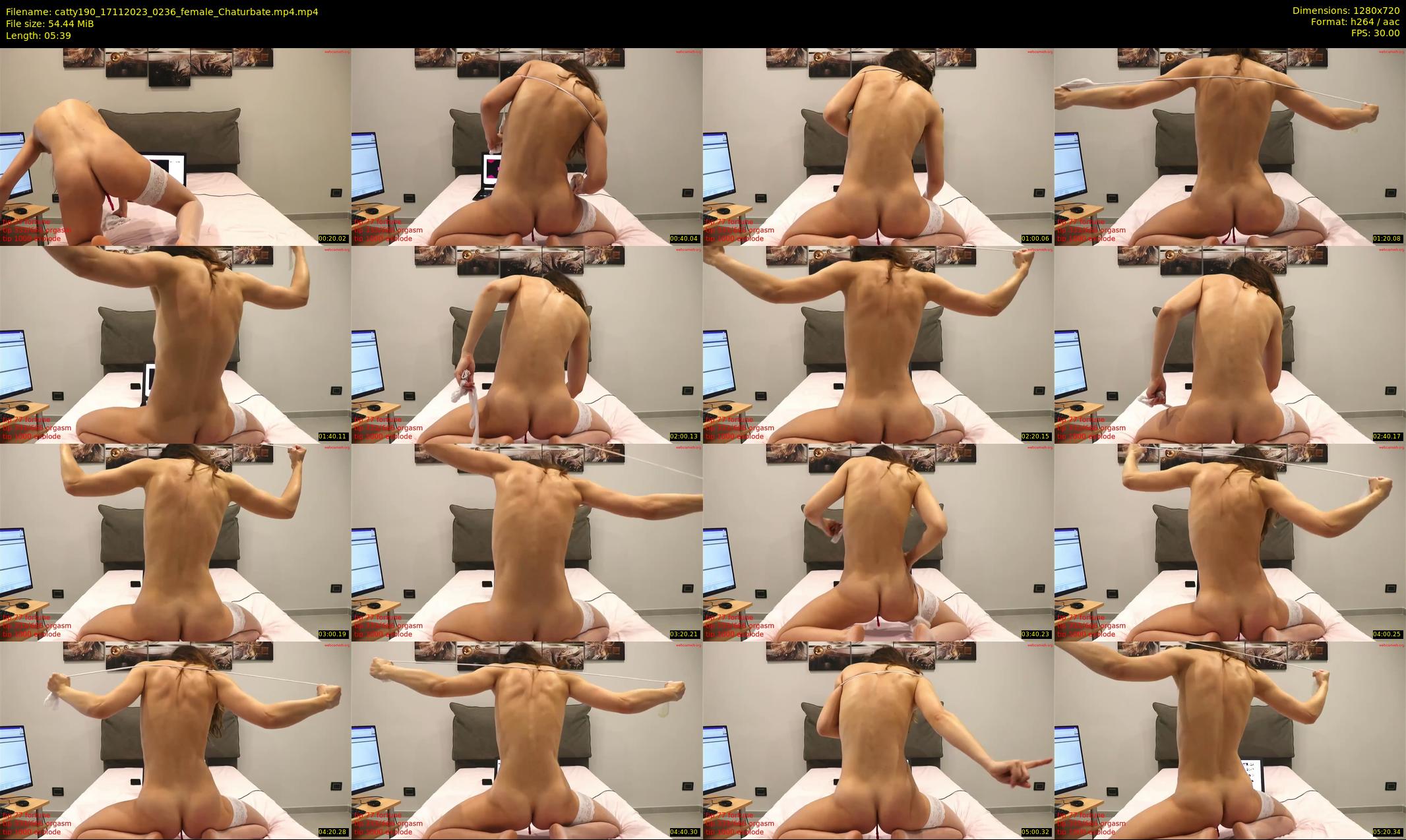 catty190 — 6 minute Chaturbate female cam show recording, 720p, Nov 17, 2023