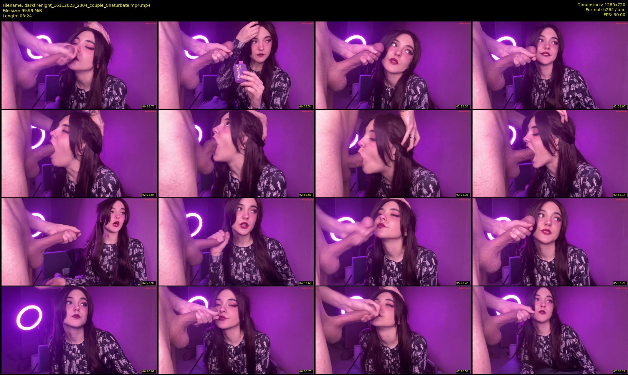 darkfirenight — 9 minute Chaturbate couple cam show recording, 720p, Nov 16, 2023