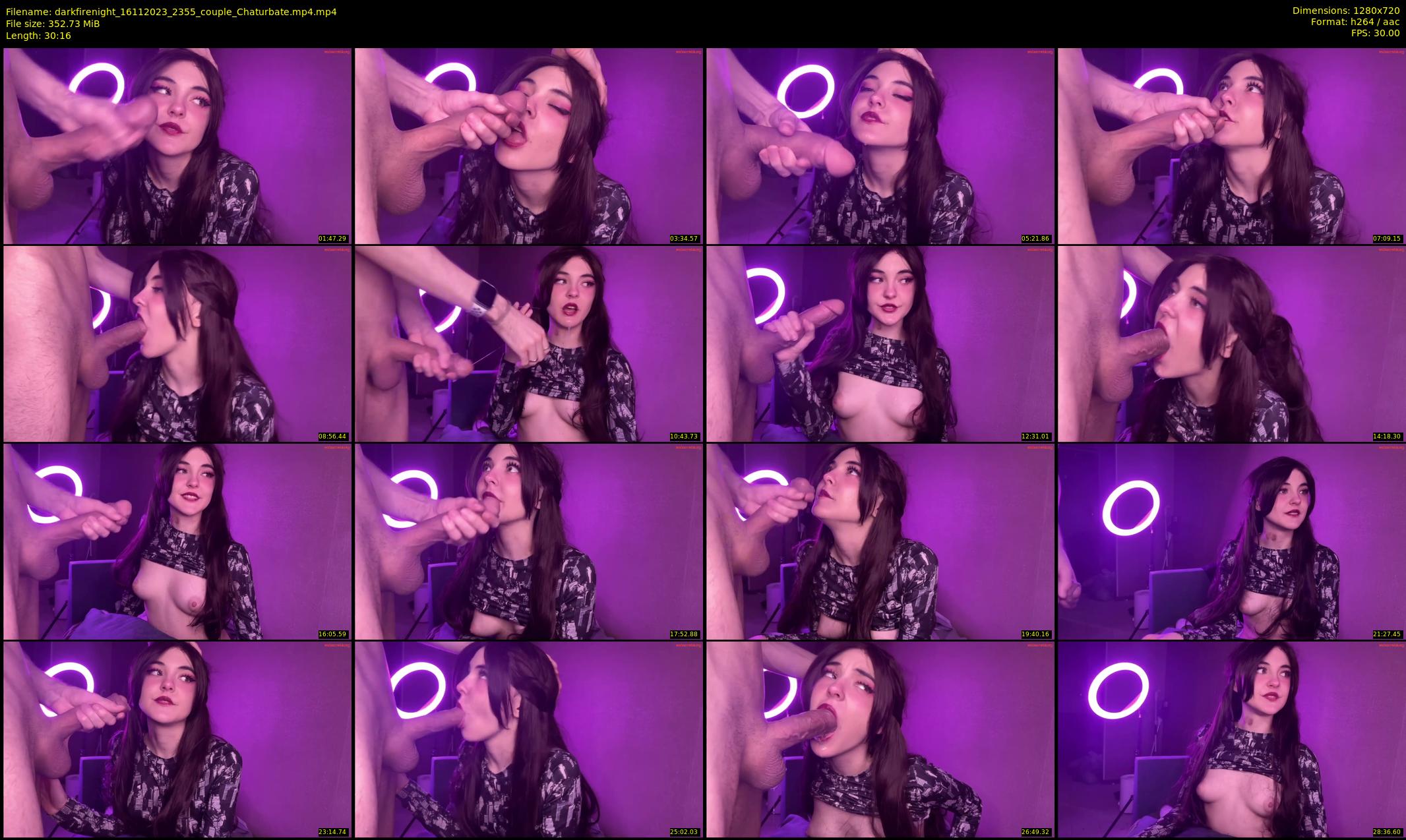 darkfirenight — 31 minute Chaturbate couple cam show recording, 720p, Nov 16, 2023