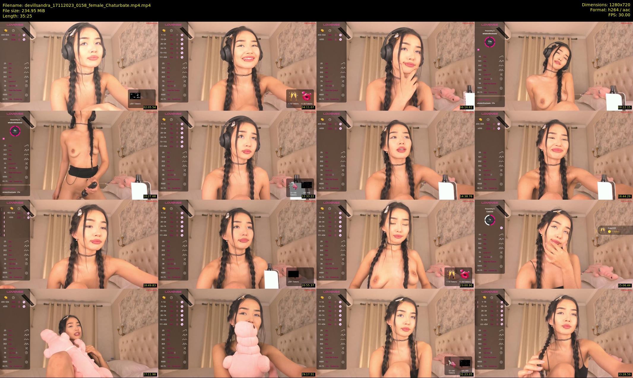 devillsandra — 36 minute Chaturbate female cam show recording, 720p, Nov 17, 2023