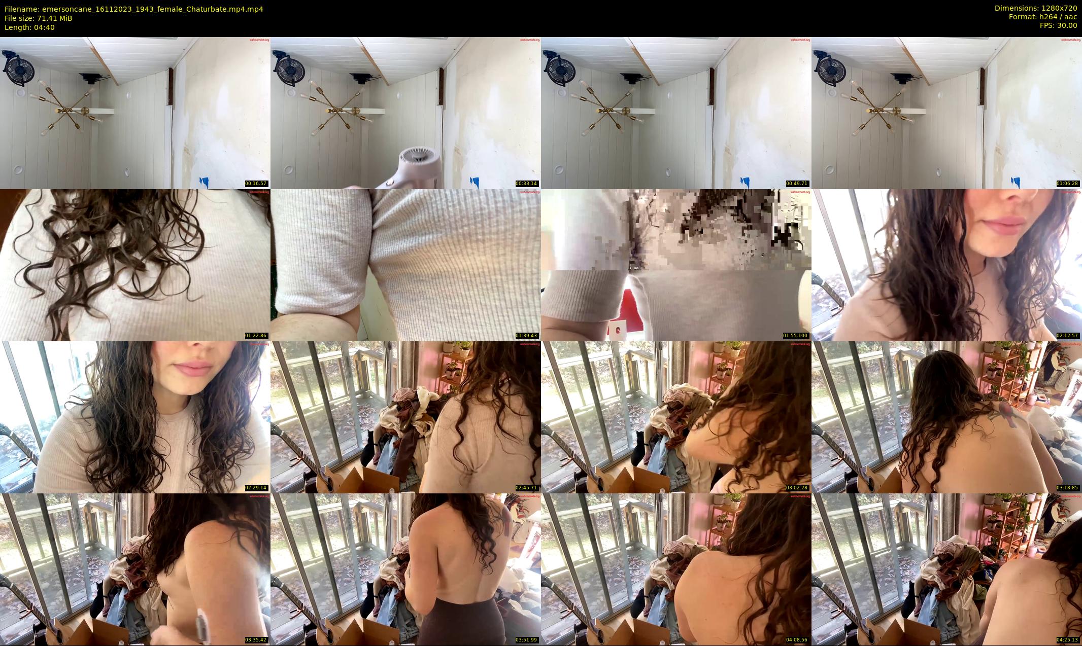 emersoncane — 5 minute Chaturbate female cam show recording, 720p, Nov 16, 2023