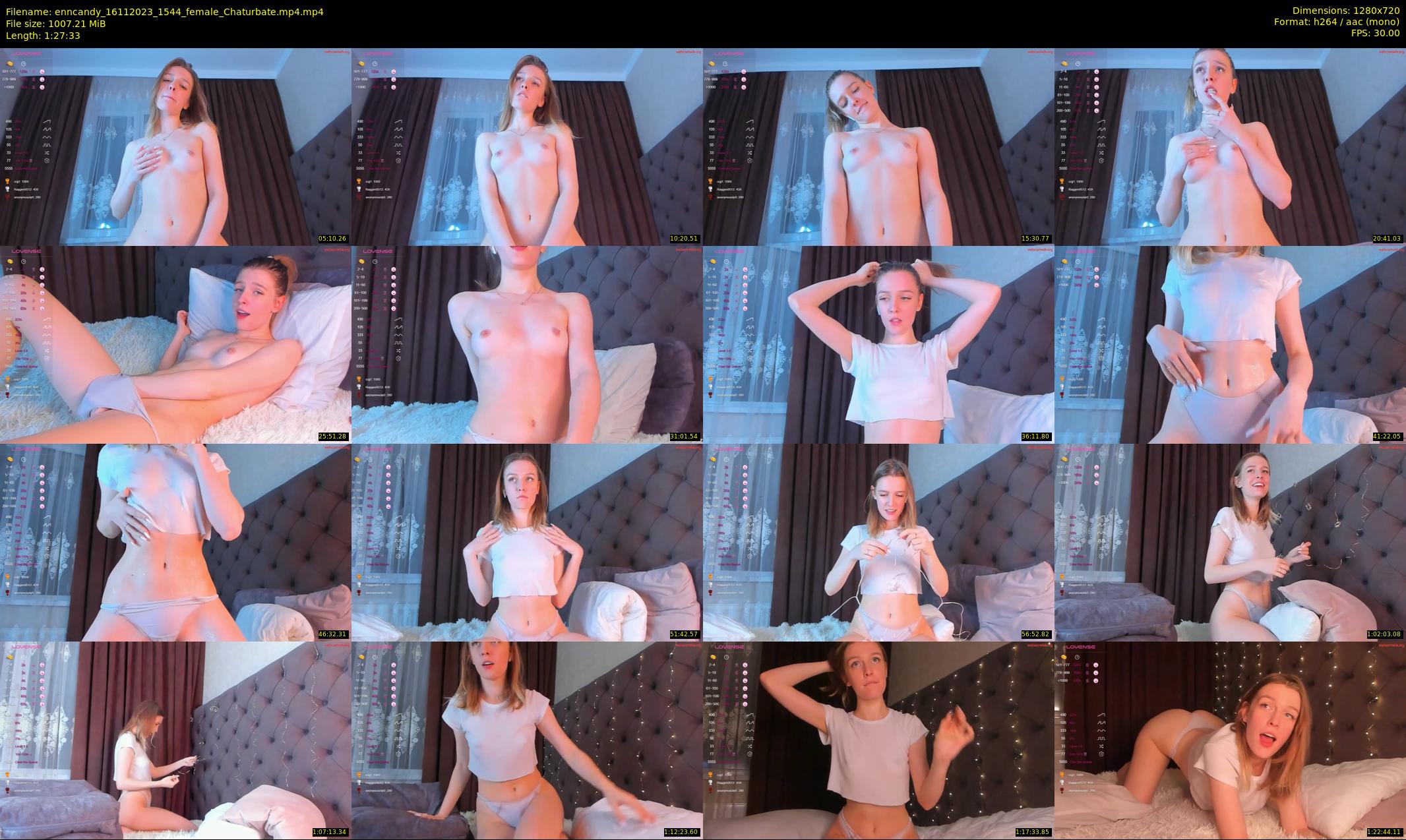 enncandy — 88 minute Chaturbate female cam show recording, 720p, Nov 16, 2023