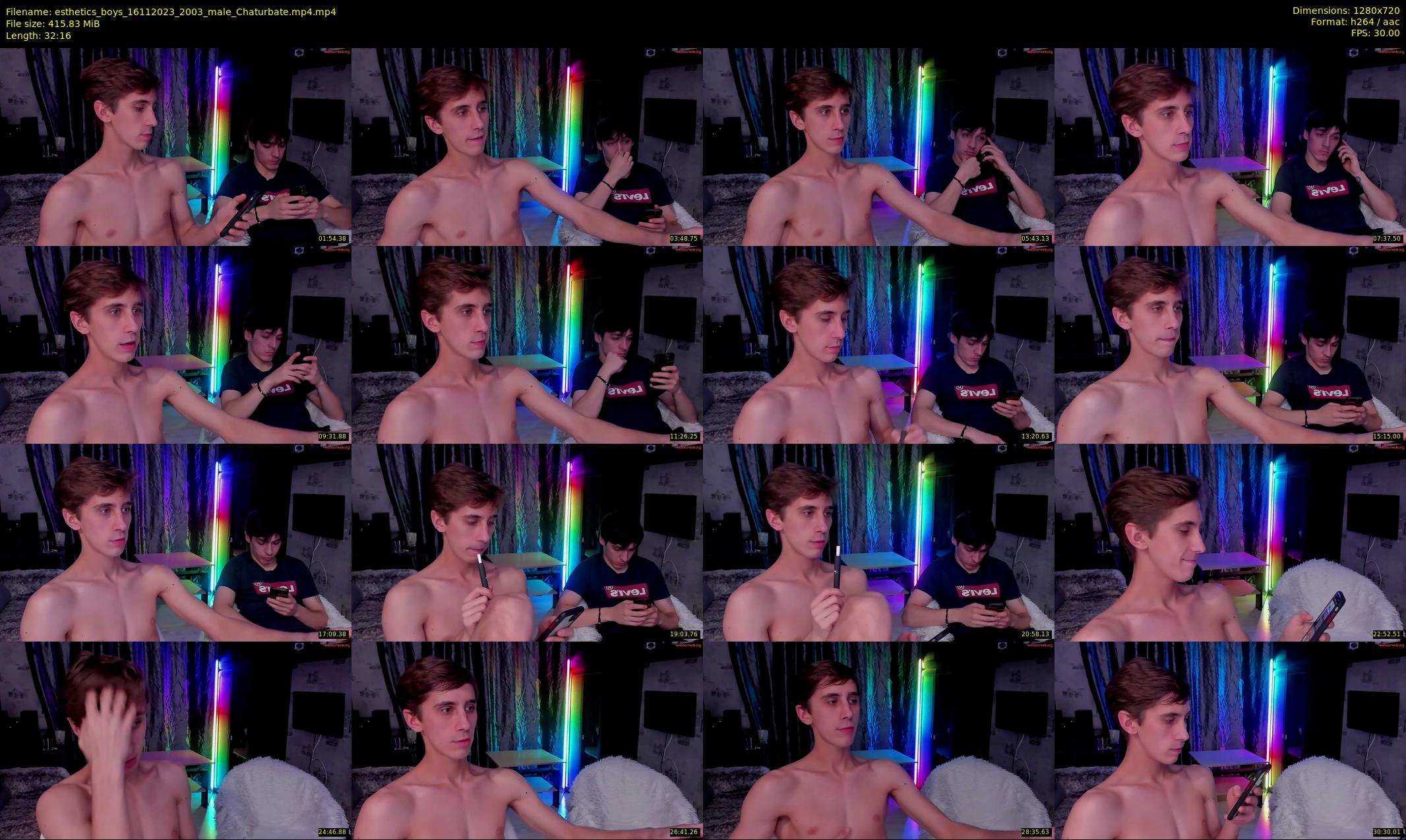 esthetics_boys — 33 minute Chaturbate male cam show recording, 720p, Nov 16, 2023