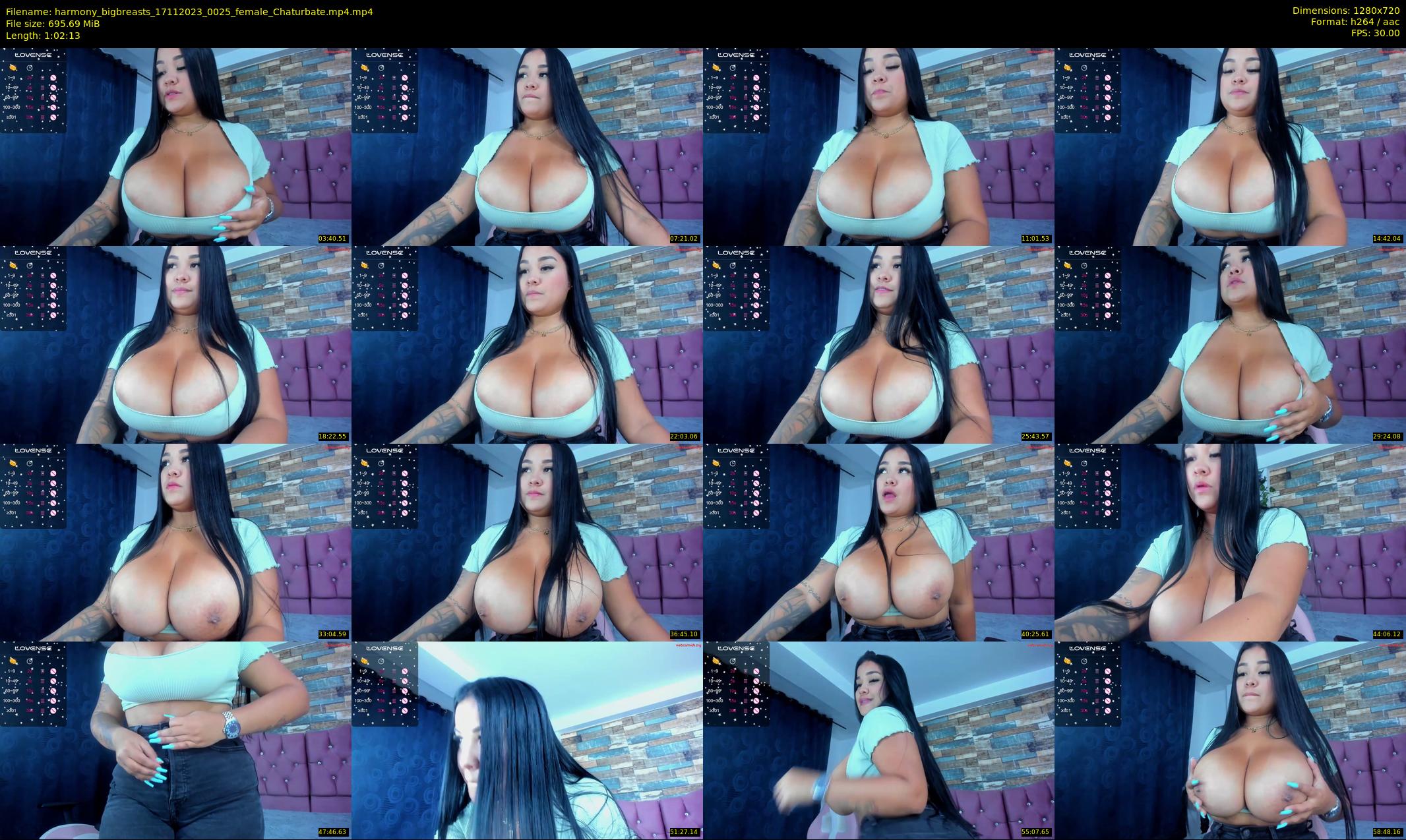 harmony_bigbreasts — 63 minute Chaturbate female cam show recording, 720p, Nov 17, 2023