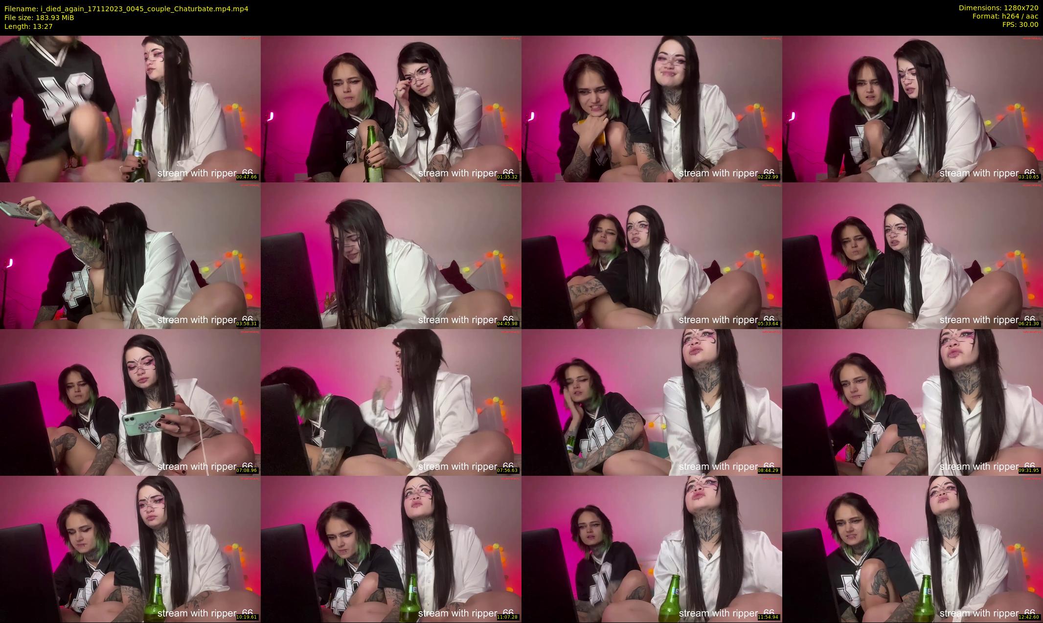 i_died_again — 14 minute Chaturbate female cam show recording, 720p, Nov 17, 2023