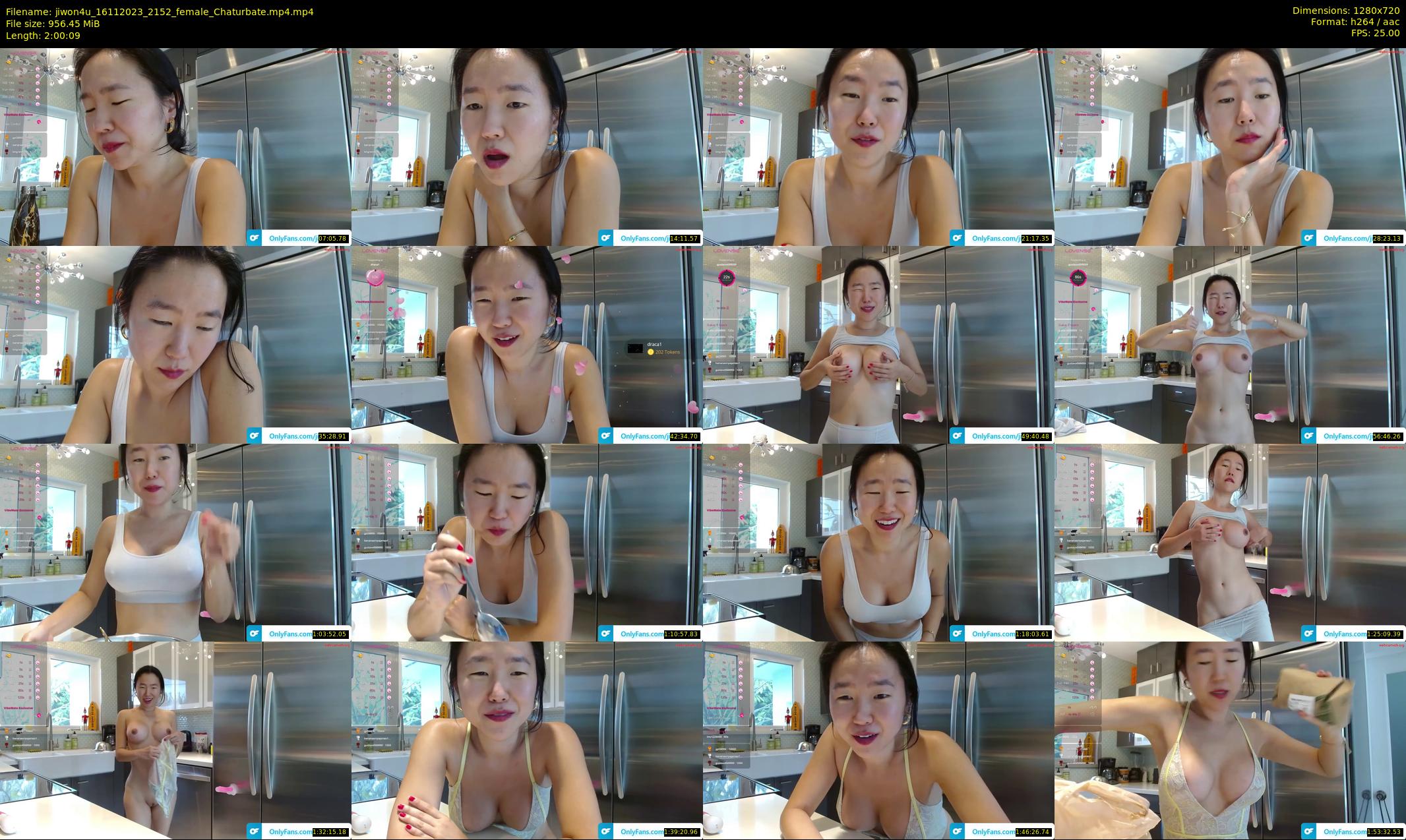 jiwon4u — 121 minute Chaturbate female cam show recording, 720p, Nov 16, 2023