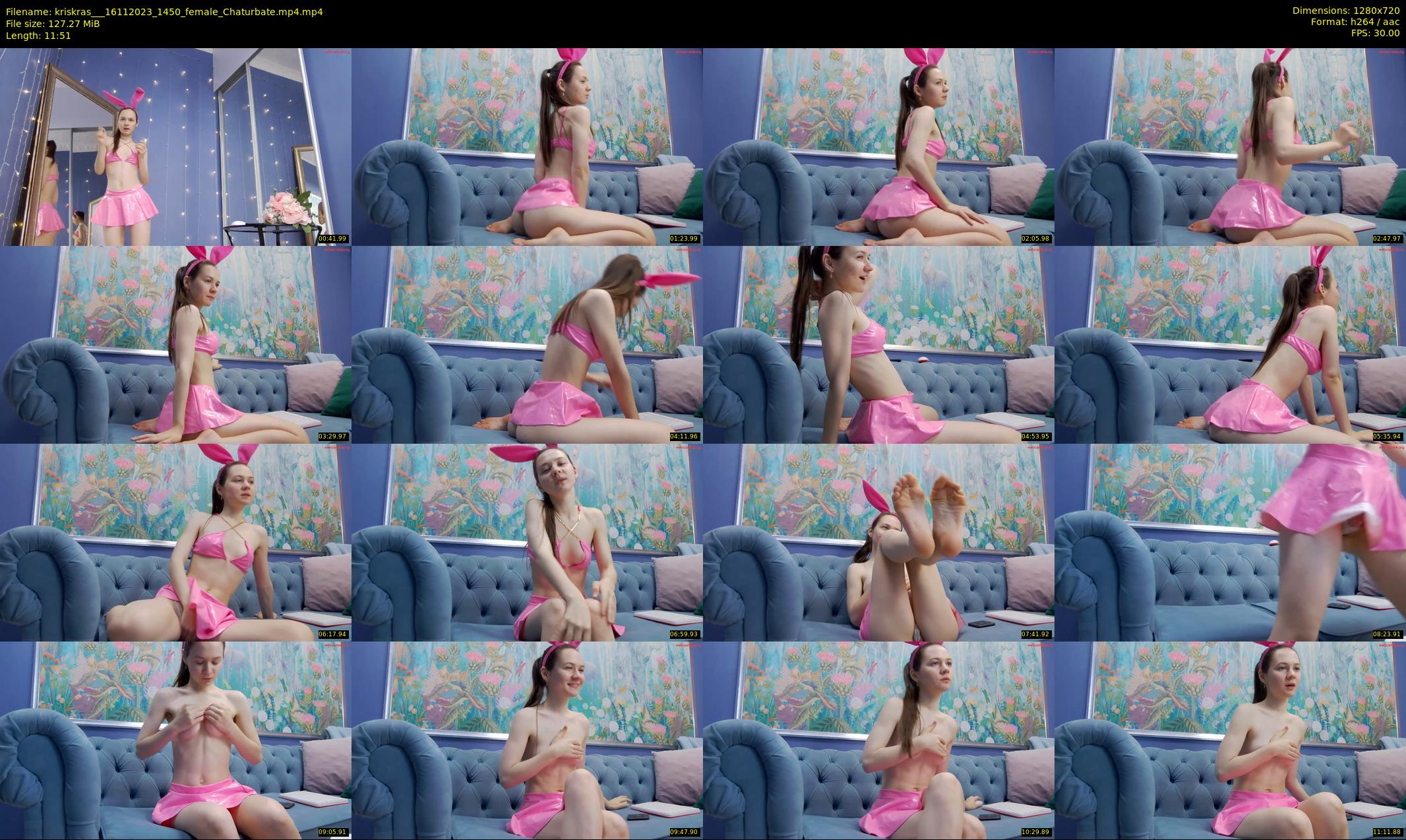 kriskras__ — 12 minute Chaturbate female cam show recording, 720p, Nov 16, 2023