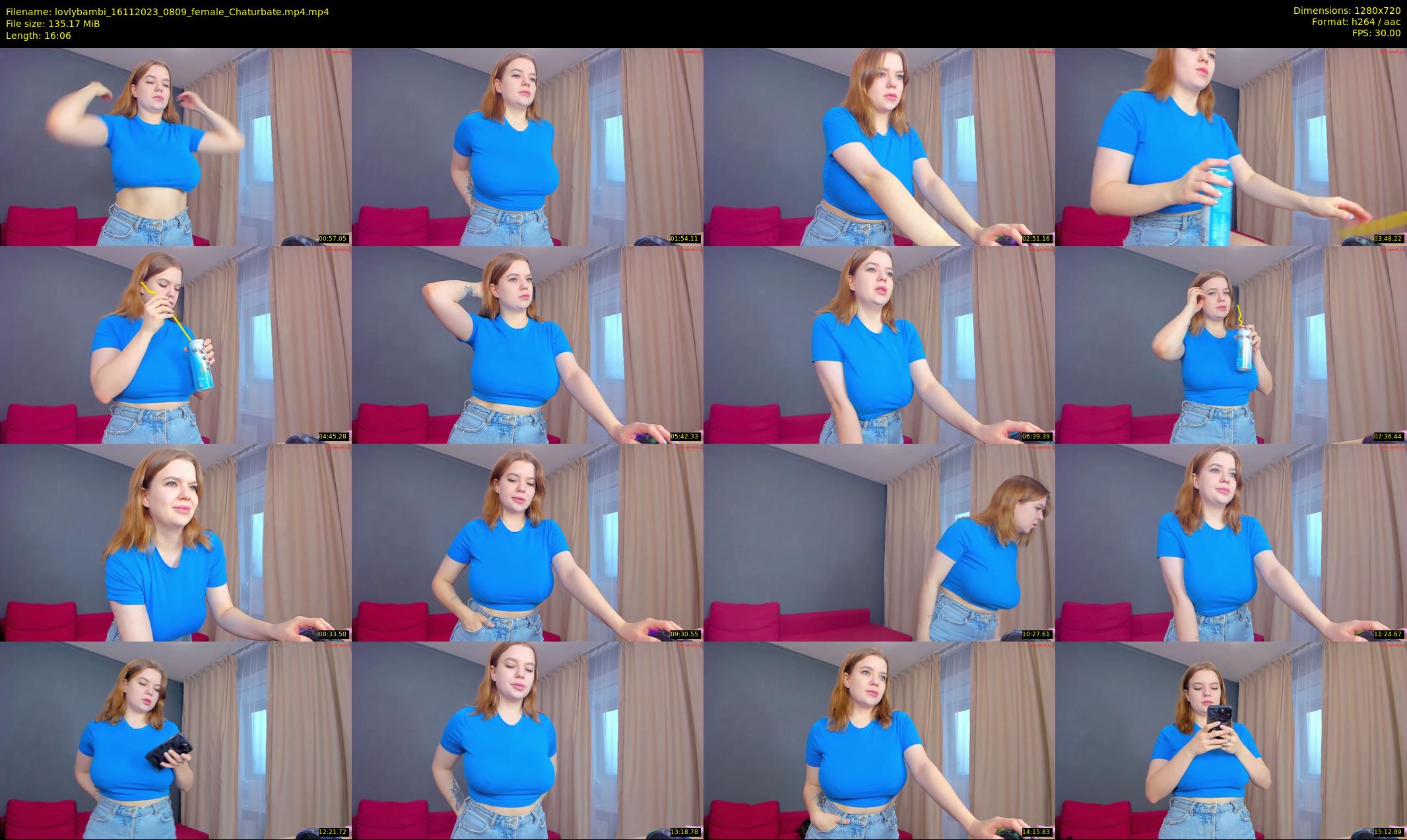 lovlybambi — 17 minute Chaturbate female cam show recording, 720p, Nov 16, 2023