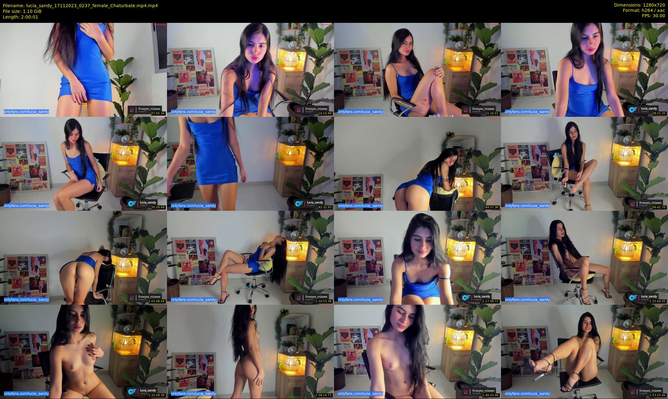 lucia_sandy — 121 minute Chaturbate female cam show recording, 720p, Nov 17, 2023