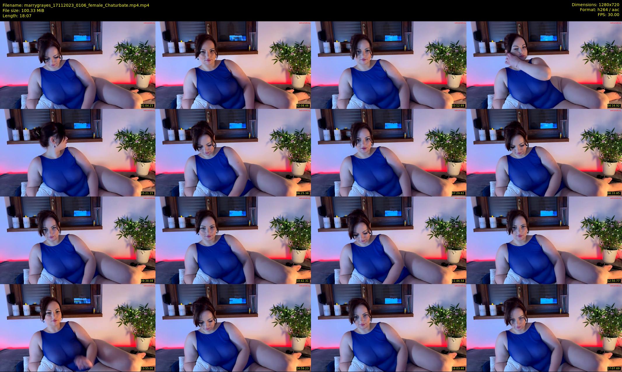 marrygrayes — 19 minute Chaturbate female cam show recording, 720p, Nov 17, 2023