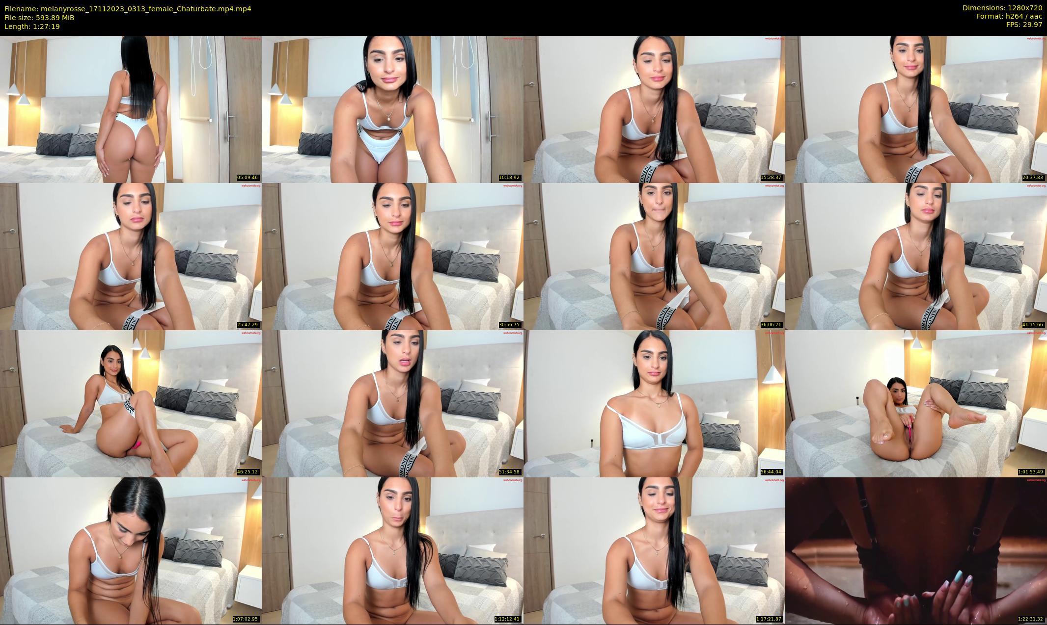 melanyrosse — 88 minute Chaturbate female cam show recording, 720p, Nov 17, 2023