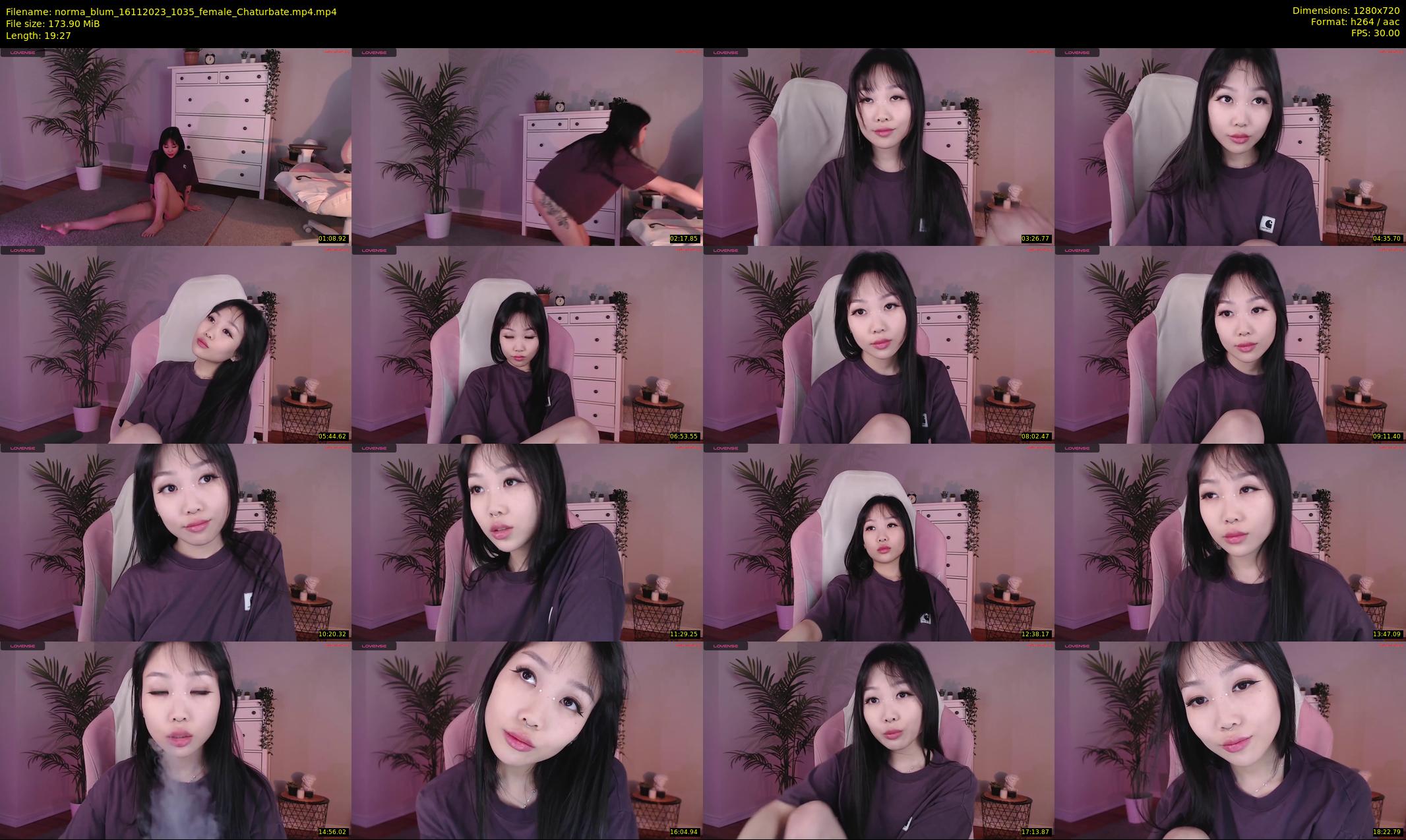 norma_blum — 20 minute Chaturbate female cam show recording, 720p, Nov 16, 2023