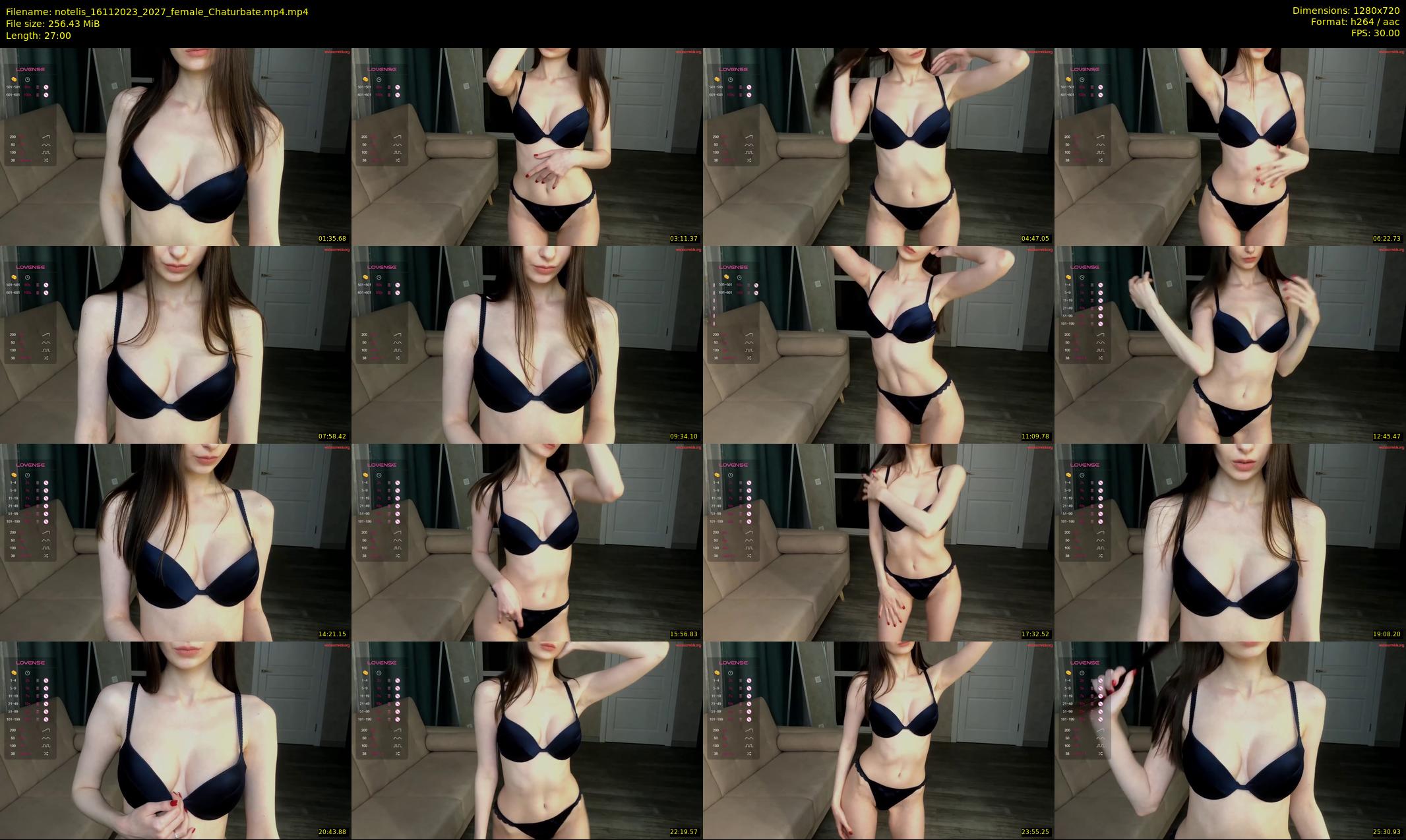 notelis — 27 minute Chaturbate female cam show recording, 720p, Nov 16, 2023