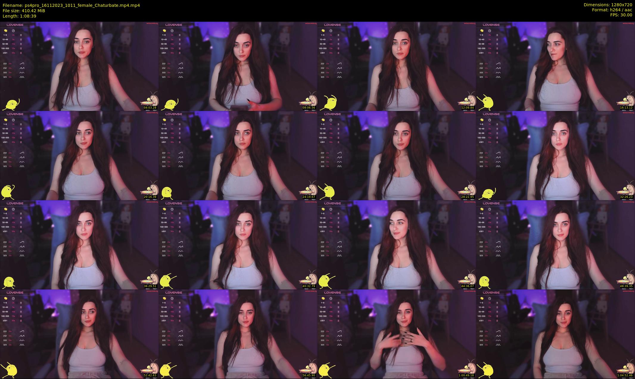 ps4pro — 69 minute Chaturbate female cam show recording, 720p, Nov 16, 2023