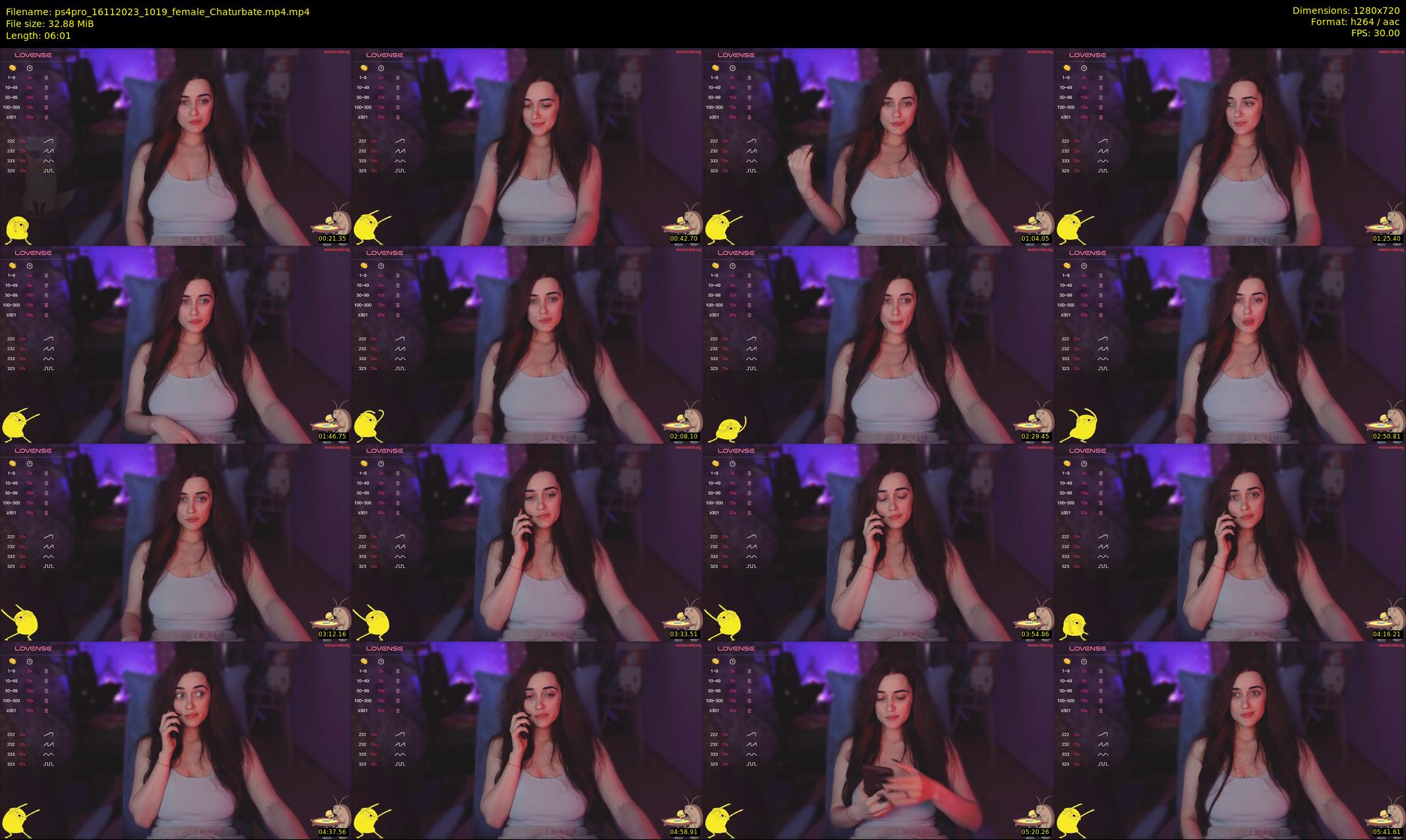 ps4pro — 7 minute Chaturbate female cam show recording, 720p, Nov 16, 2023