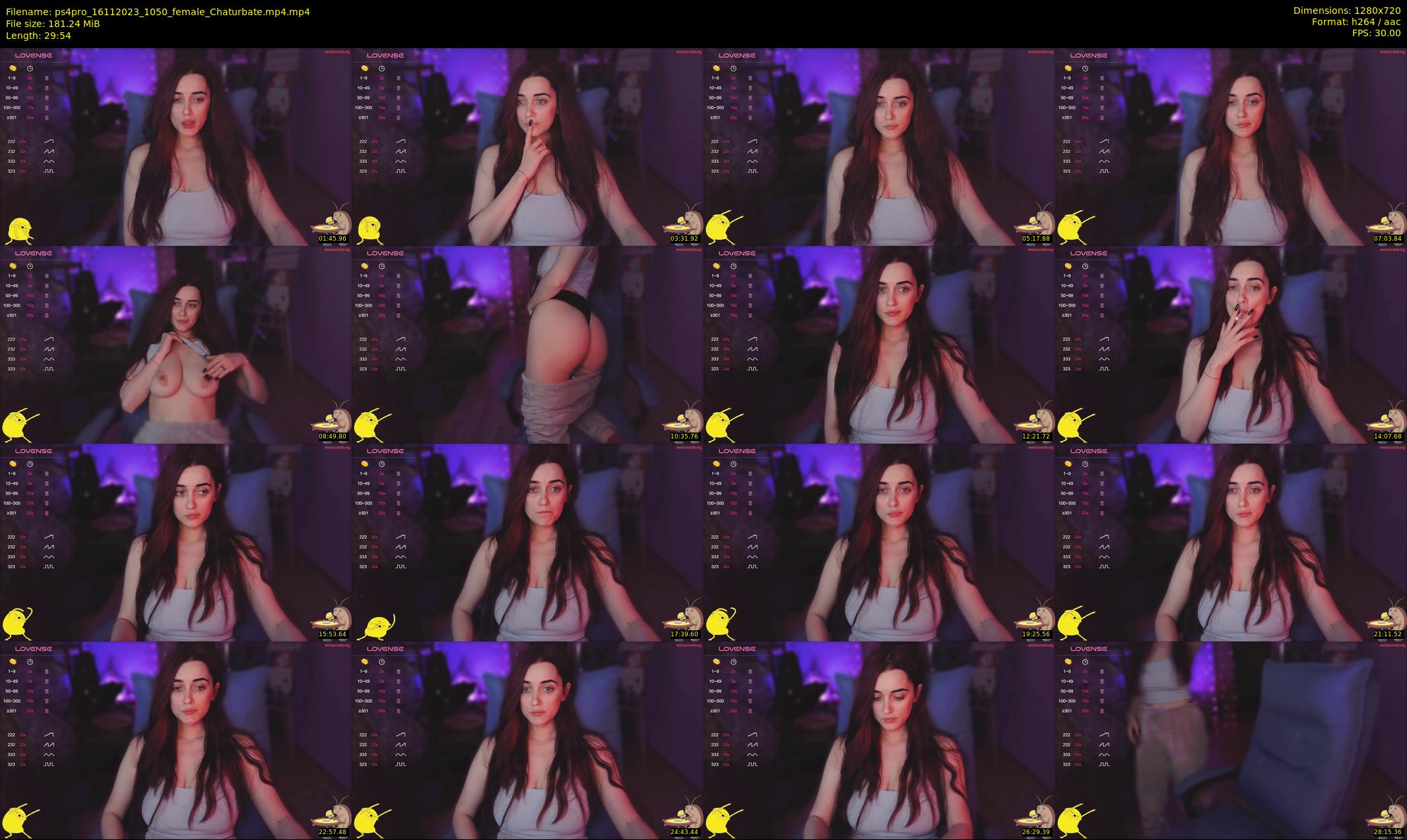 ps4pro — 30 minute Chaturbate female cam show recording, 720p, Nov 16, 2023