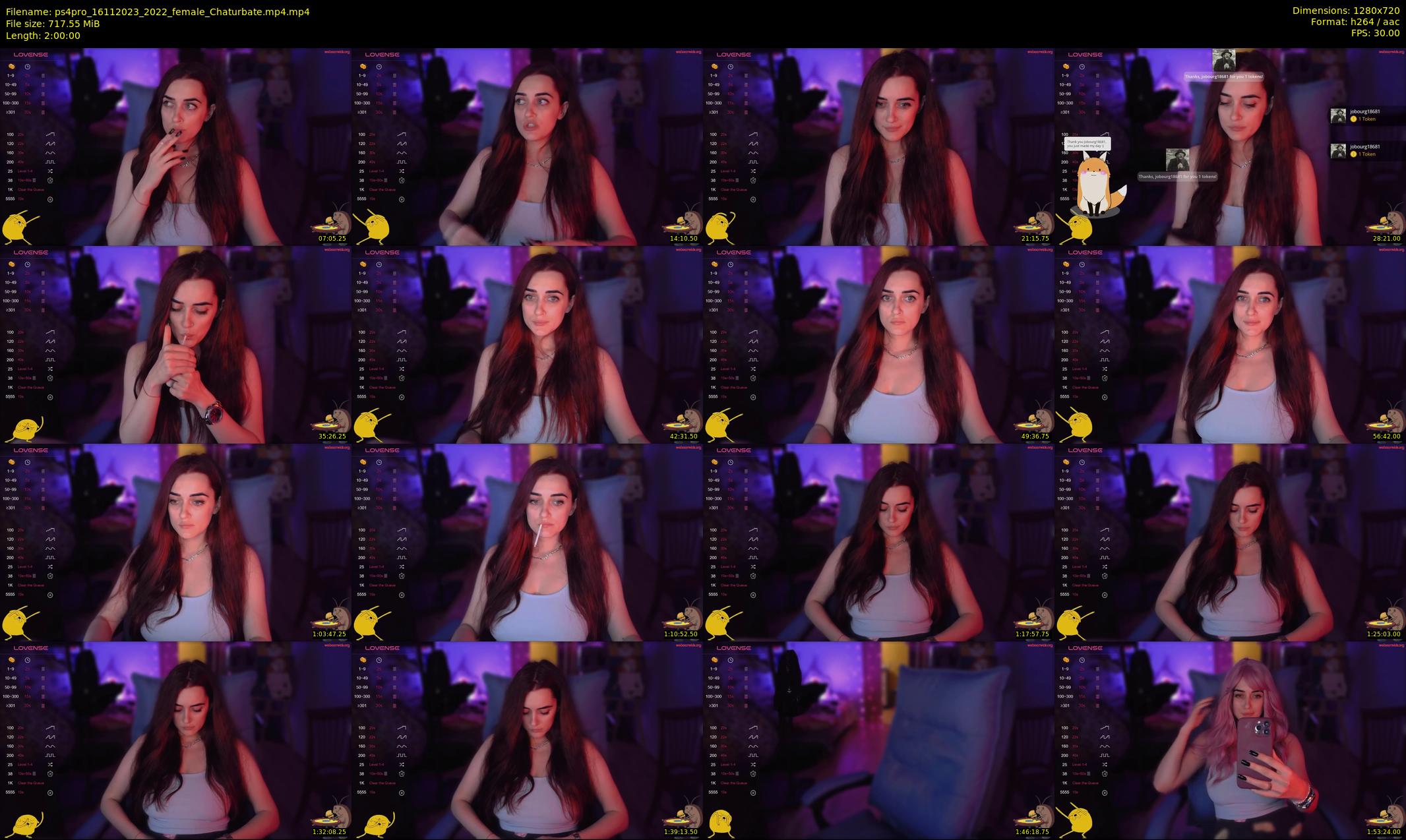 ps4pro — 120 minute Chaturbate female cam show recording, 720p, Nov 16, 2023