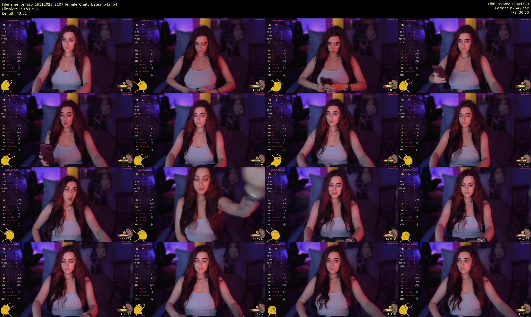 ps4pro — 44 minute Chaturbate female cam show recording, 720p, Nov 16, 2023