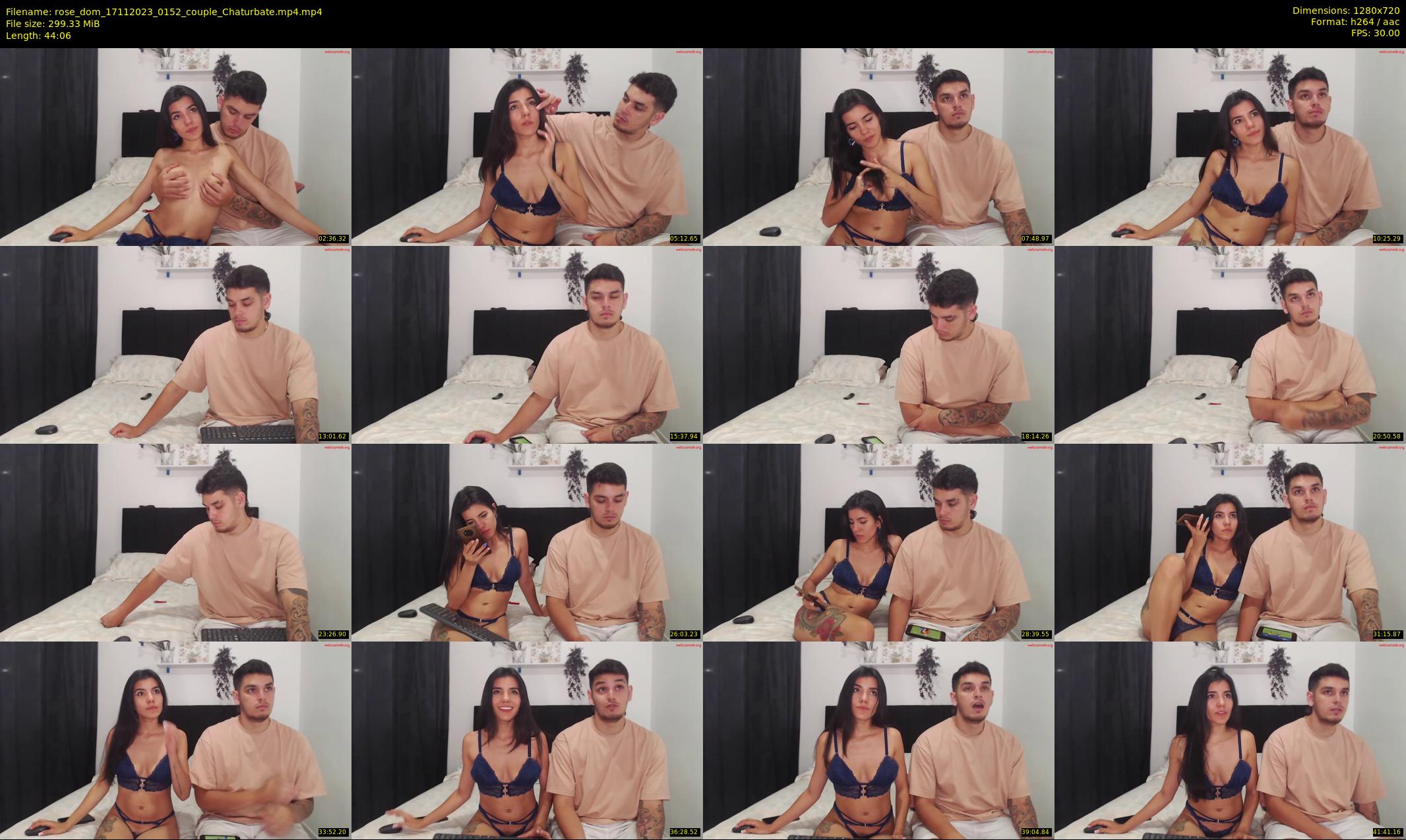 rose_dom — 45 minute Chaturbate couple cam show recording, 720p, Nov 17, 2023