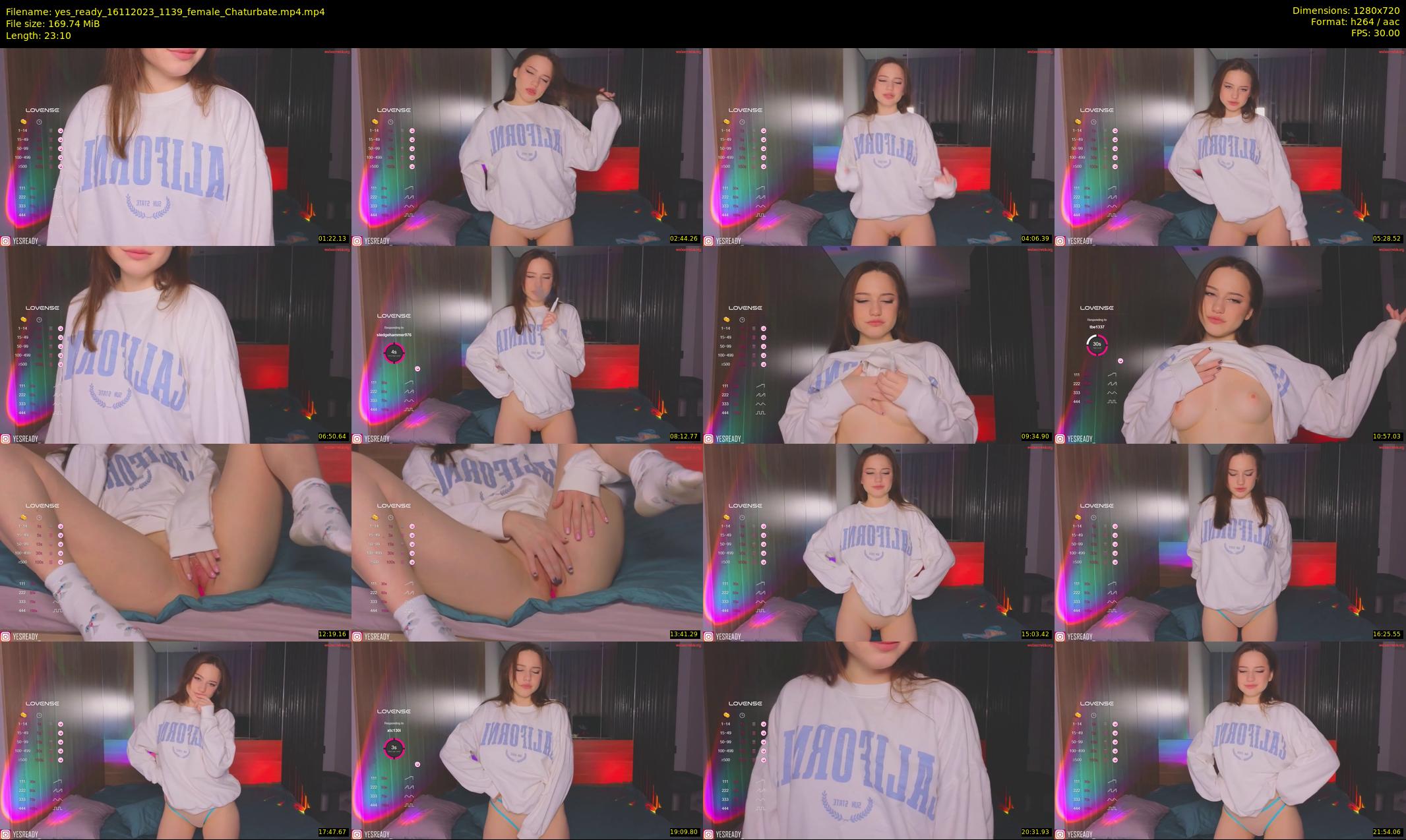 yes_ready — 24 minute Chaturbate female cam show recording, 720p, Nov 16, 2023