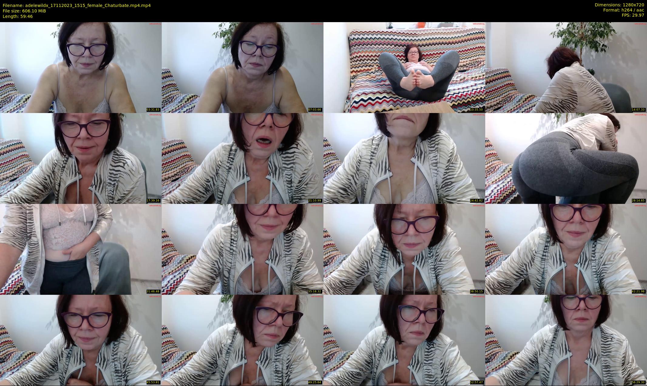 adelewildx — 60 minute Chaturbate female cam show recording, 720p, Nov 17, 2023