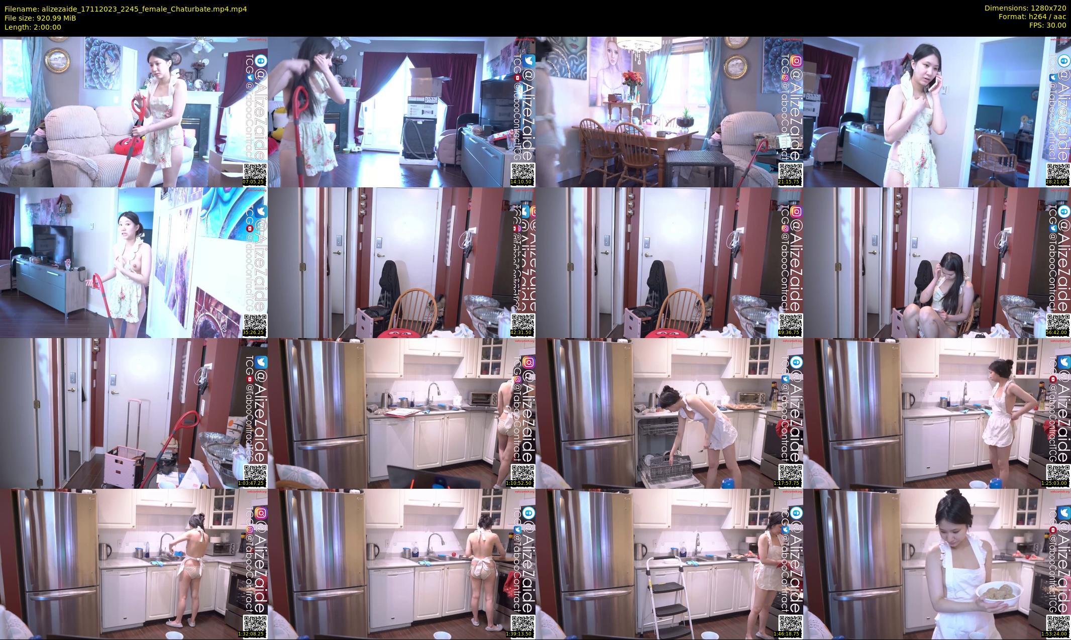 alizezaide — 120 minute Chaturbate female cam show recording, 720p, Nov 17, 2023