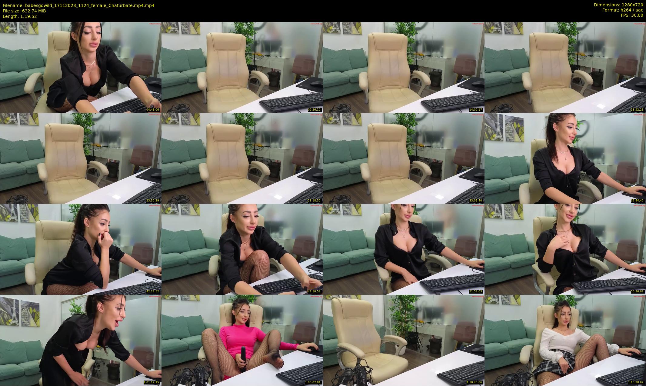 babesgowild — 80 minute Chaturbate couple cam show recording, 720p, Nov 17, 2023