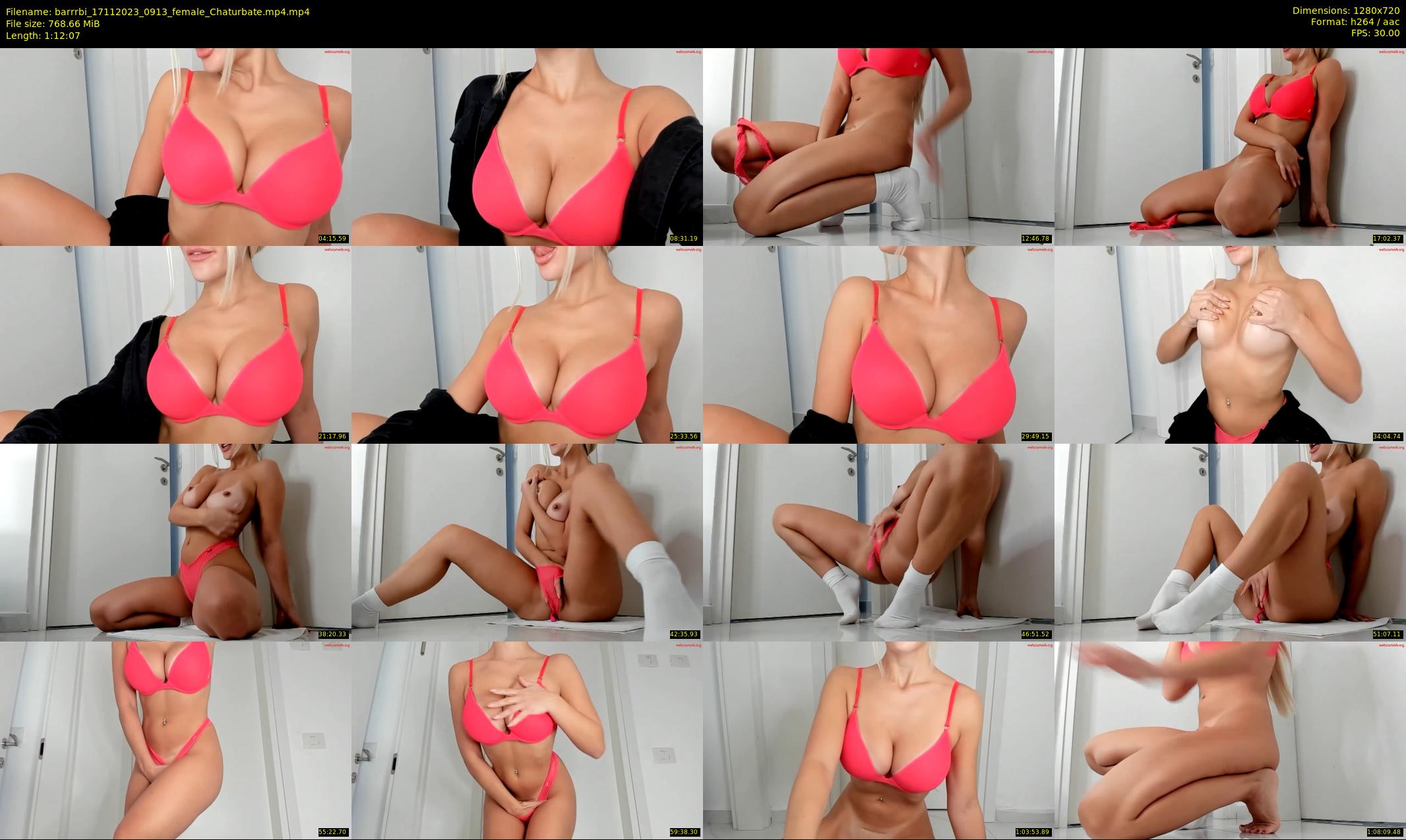 barrrbi — 73 minute Chaturbate female cam show recording, 720p, Nov 17, 2023