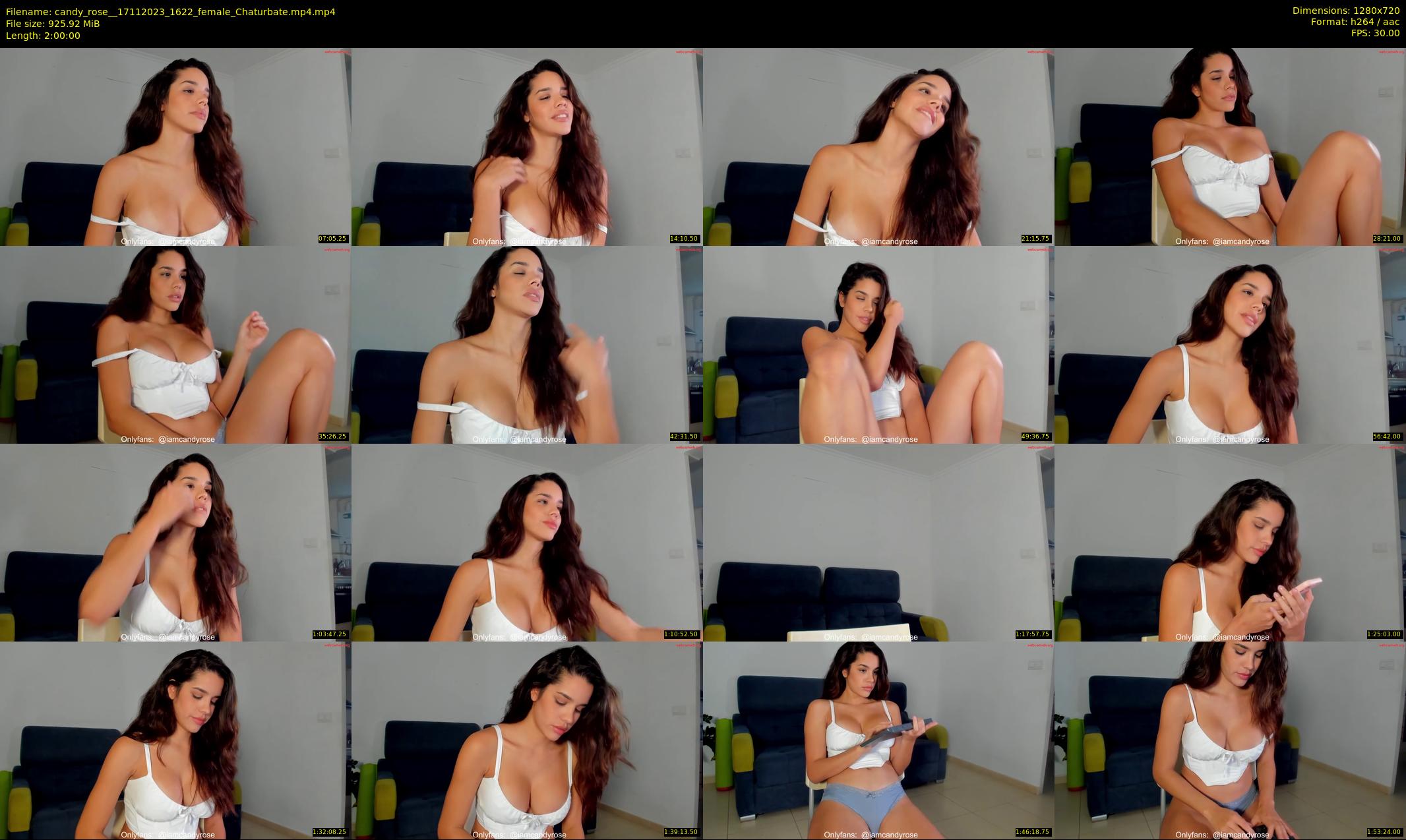 candy_rose_ — 120 minute Chaturbate female cam show recording, 720p, Nov 17, 2023