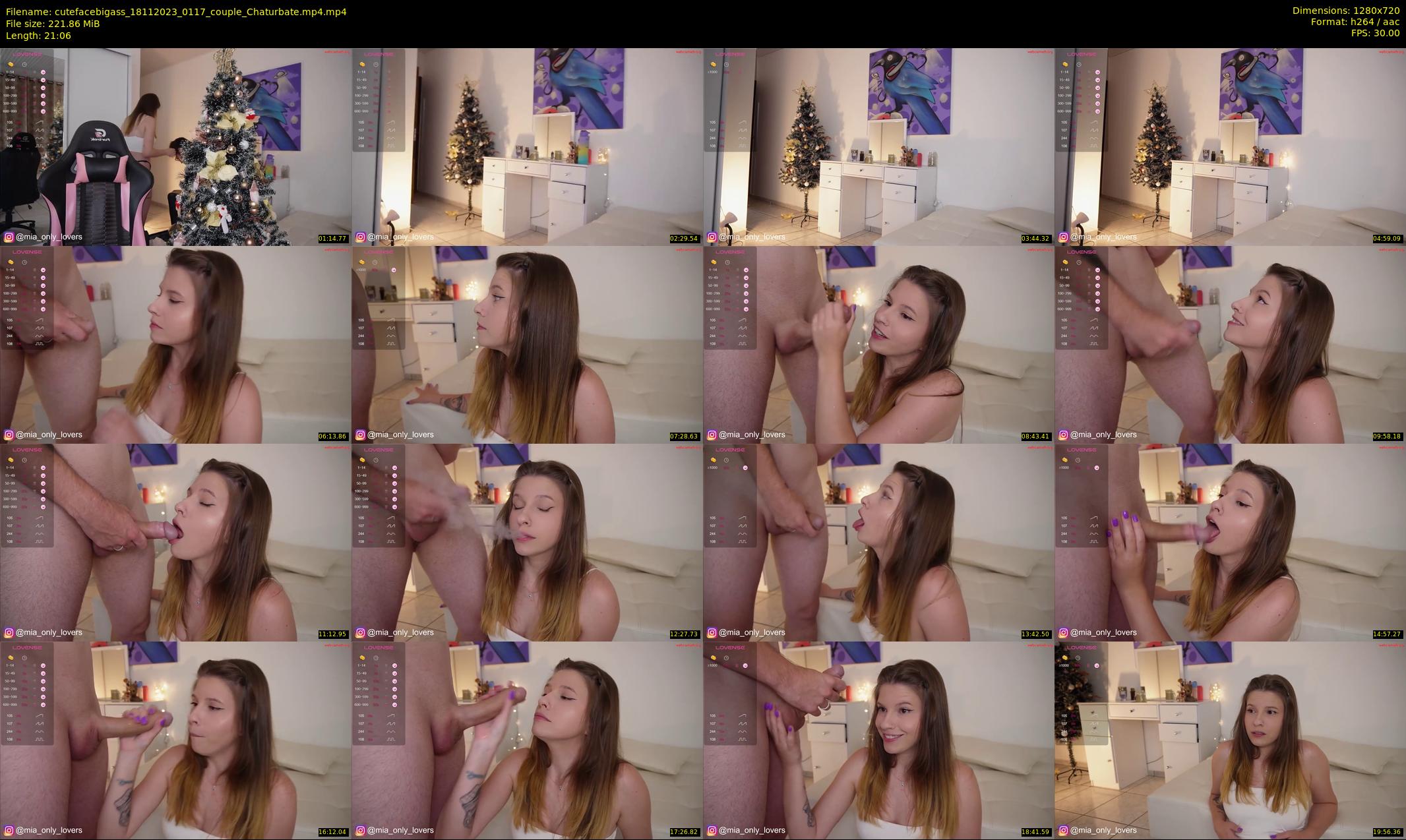 cutefacebigass — 22 minute Chaturbate couple cam show recording, 720p, Nov 18, 2023