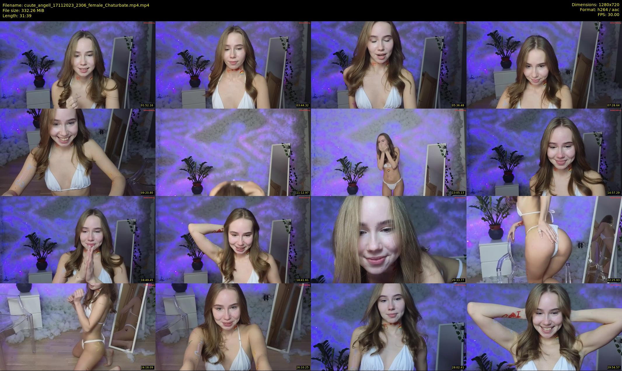 cuute_angell — 32 minute Chaturbate female cam show recording, 720p, Nov 17, 2023